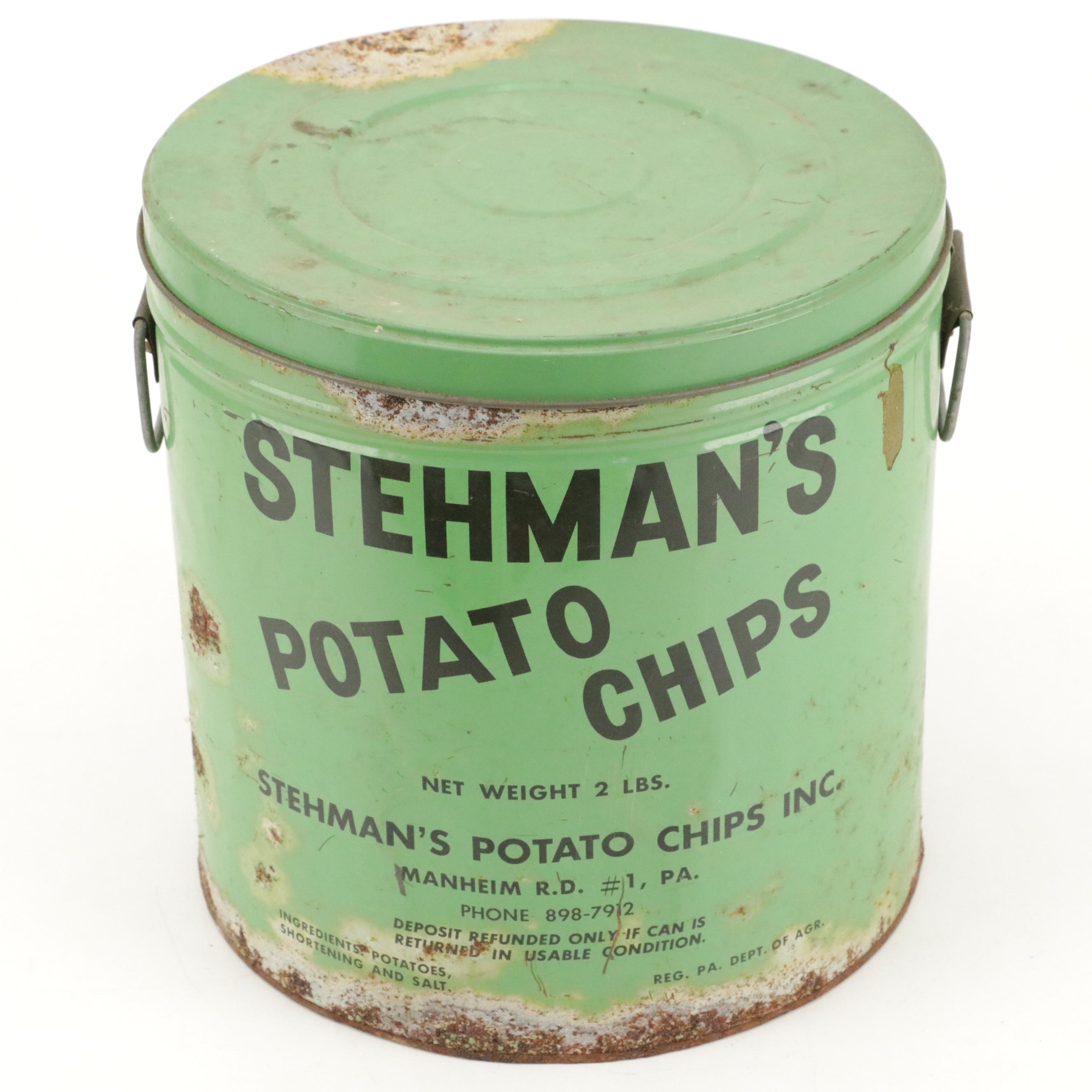 Stehman's, Monarch, Royal with Other Advertising Tins, Early to Mid-20th Century