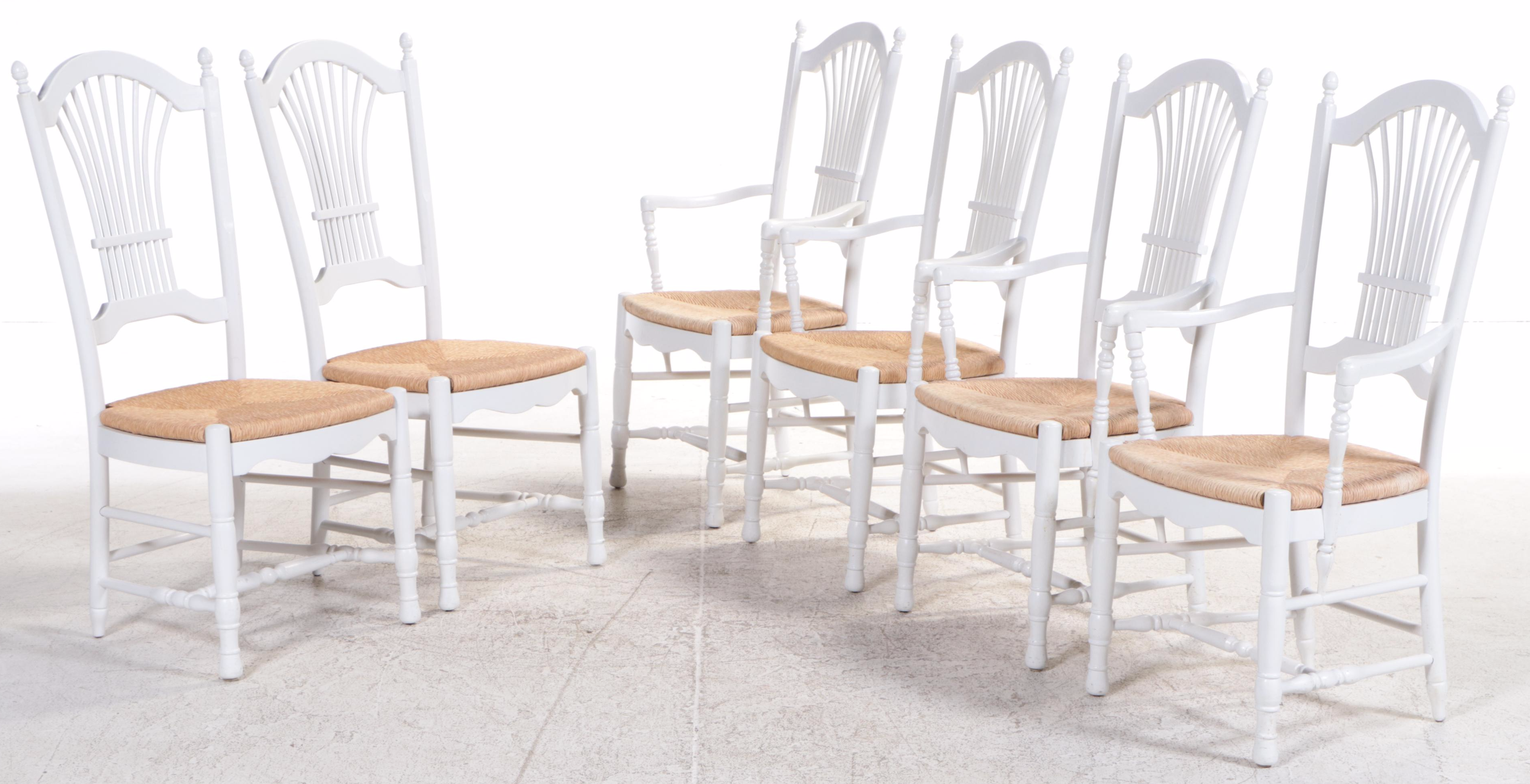 Seven-Piece French Provincial Style Dining Set, Incl. Habersham Plantation