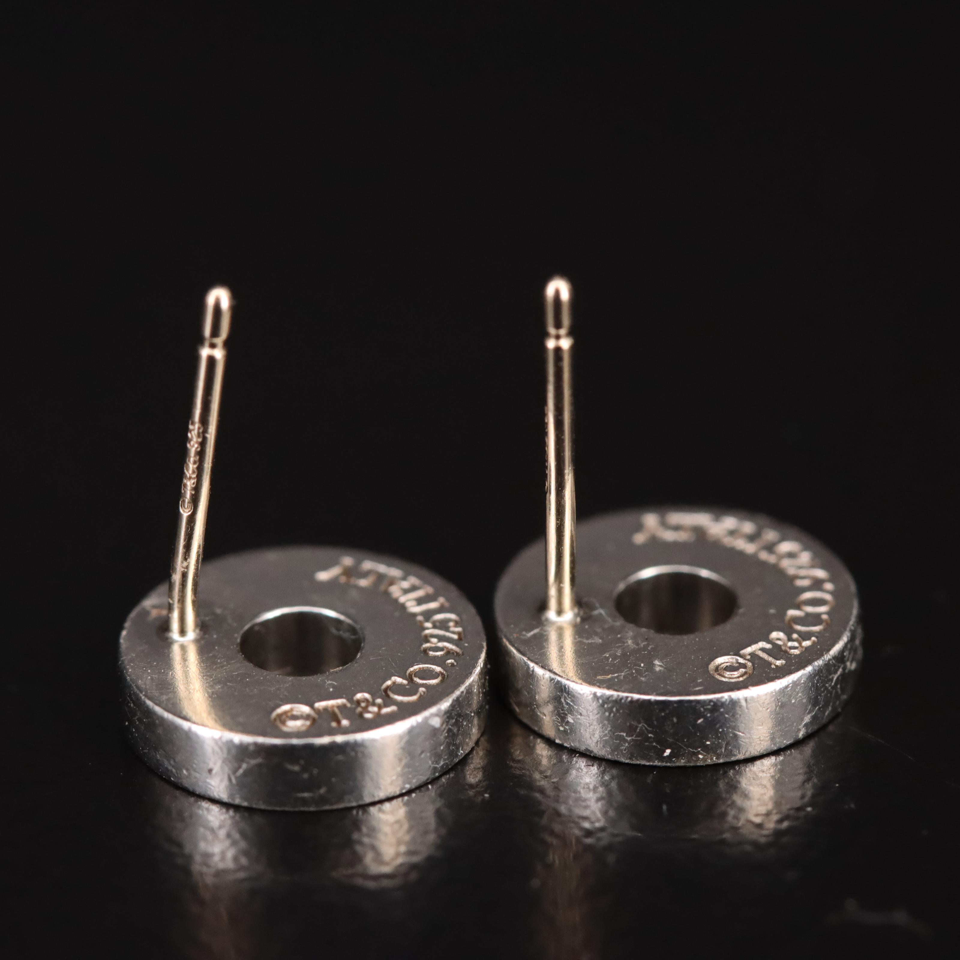 Tiffany & Co. "1837" Sterling Circle Earrings