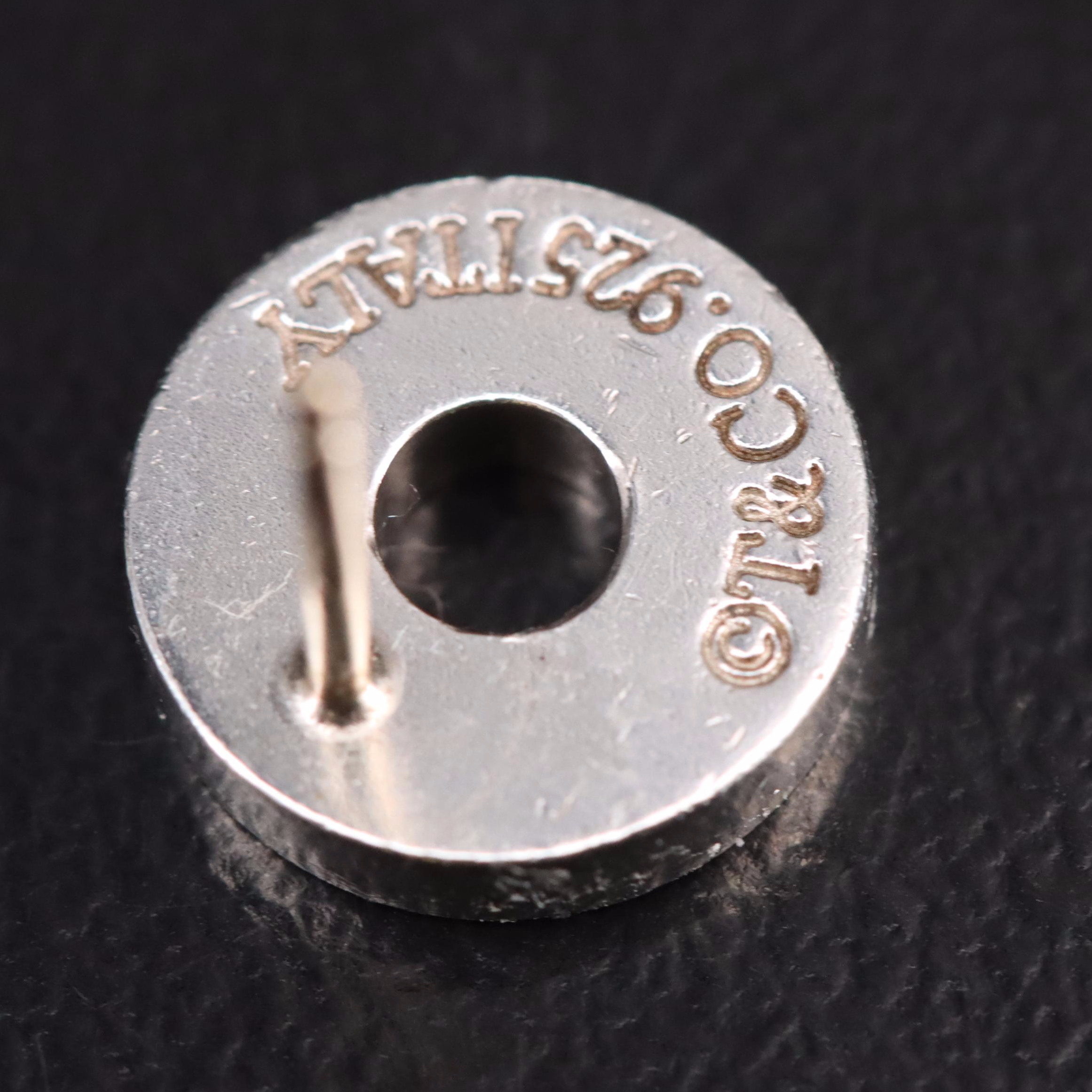 Tiffany & Co. "1837" Sterling Circle Earrings