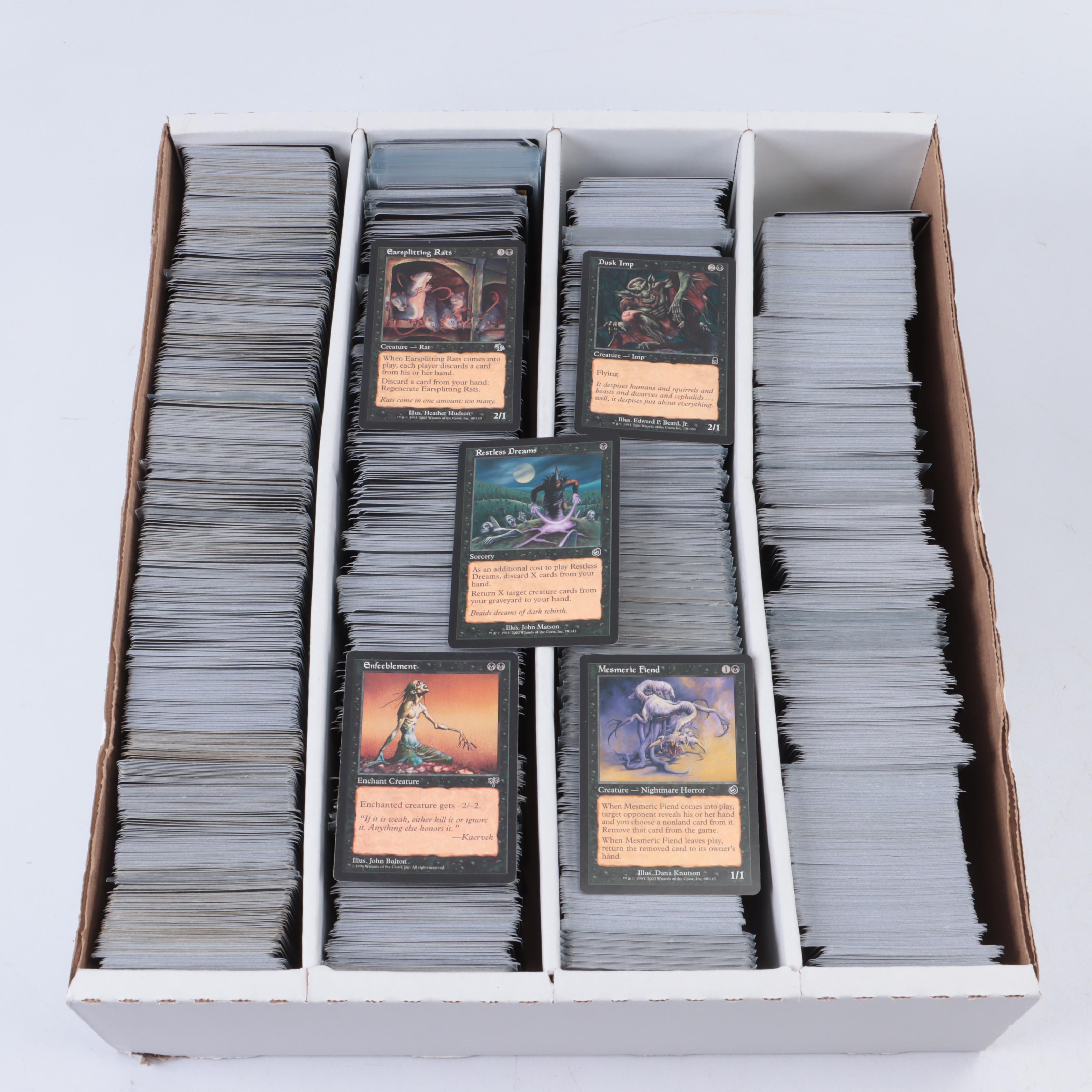 Magic: The Gathering Trading Cards with Storage Boxes, 1990s–2010s