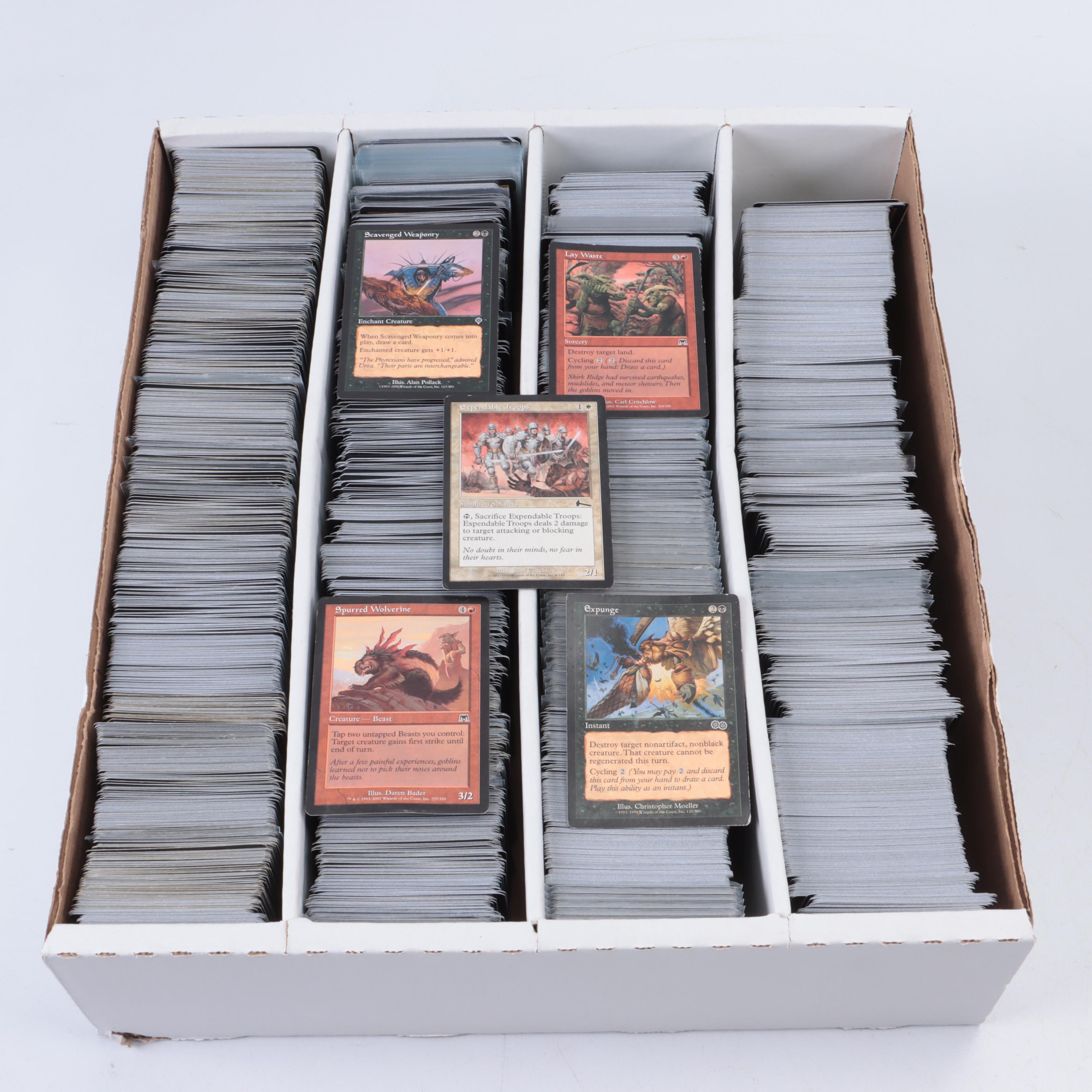 Magic: The Gathering Trading Cards with Storage Boxes, 1990s–2010s