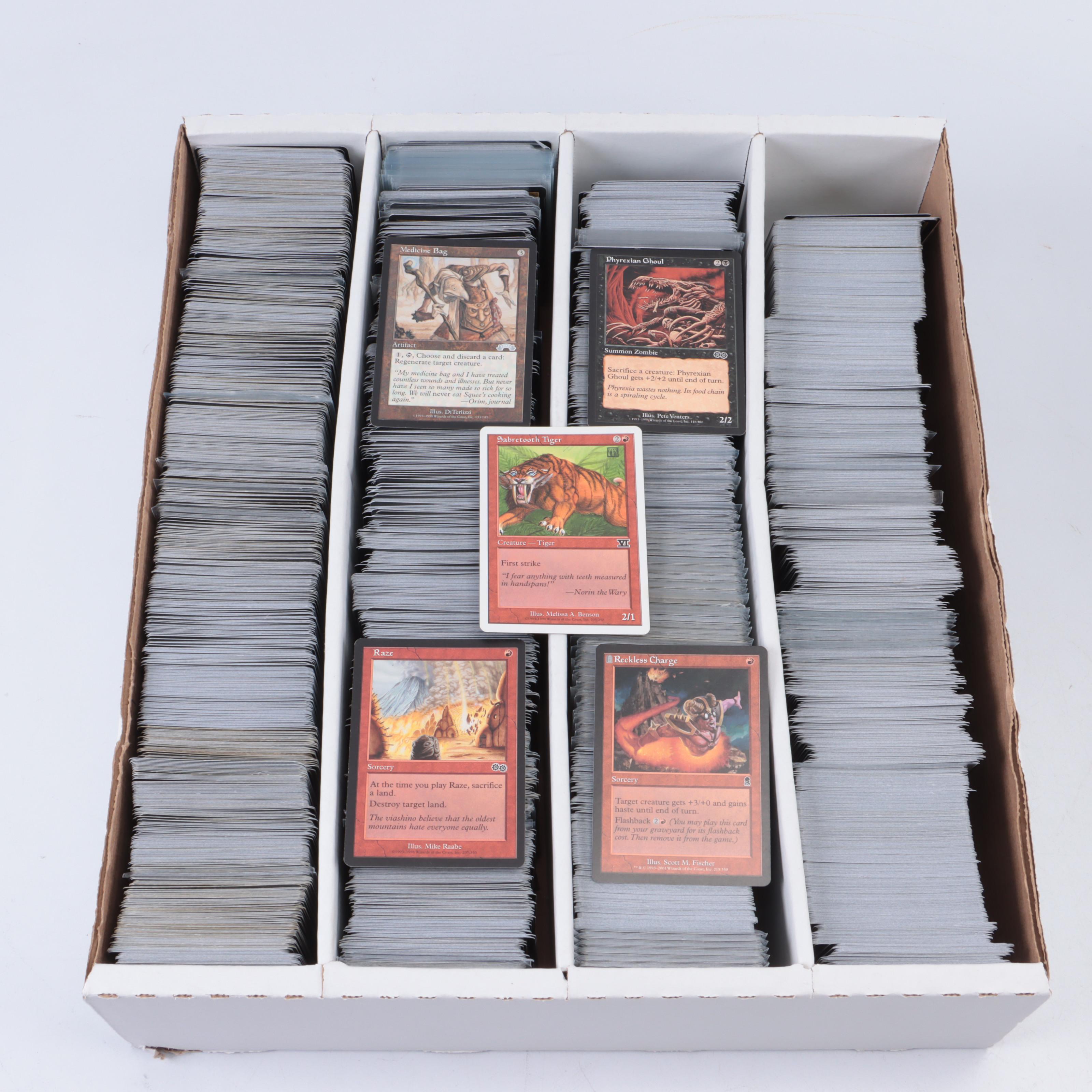 Magic: The Gathering Trading Cards with Storage Boxes, 1990s–2010s