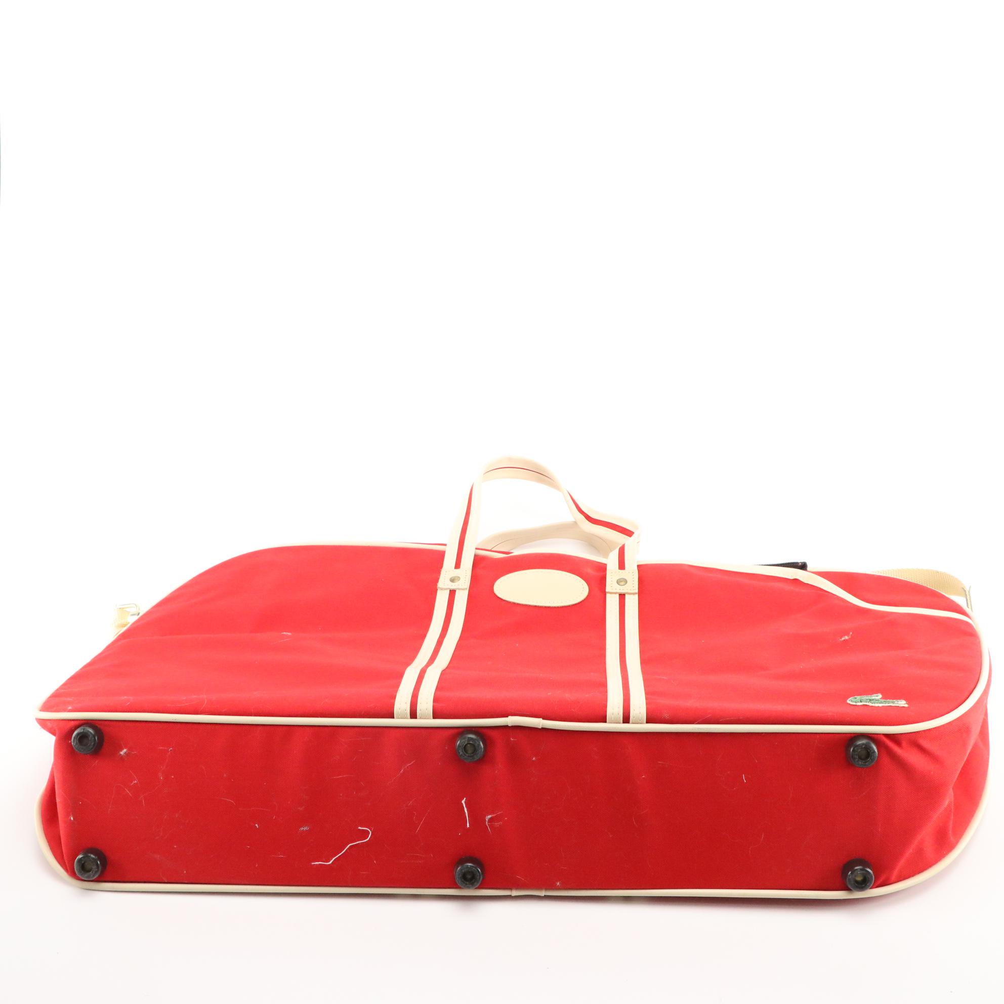 Lacoste by Lark Tennis Bag in Red Canvas