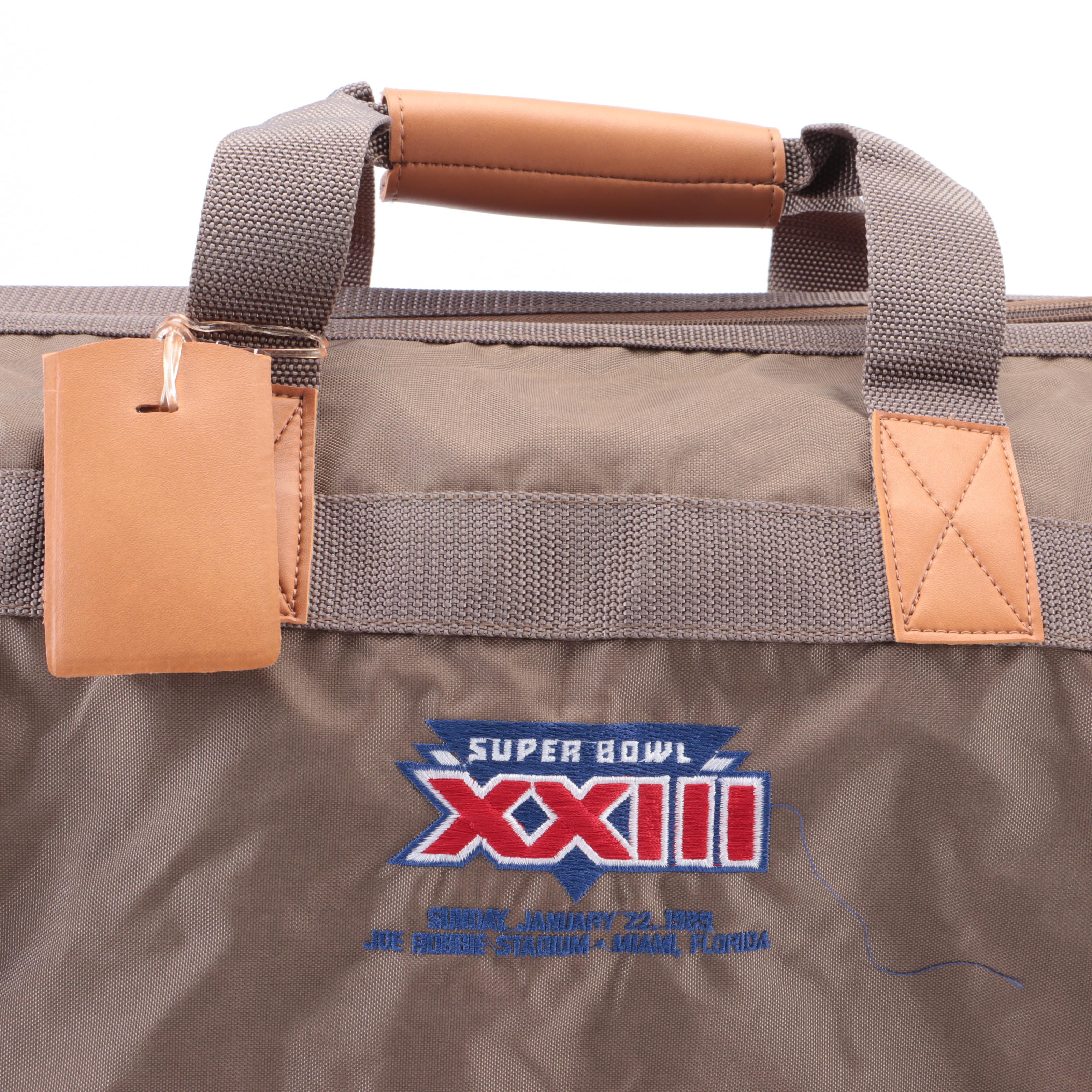 Super Bowl XXIII and Cincinnati Bengals Travel Bags