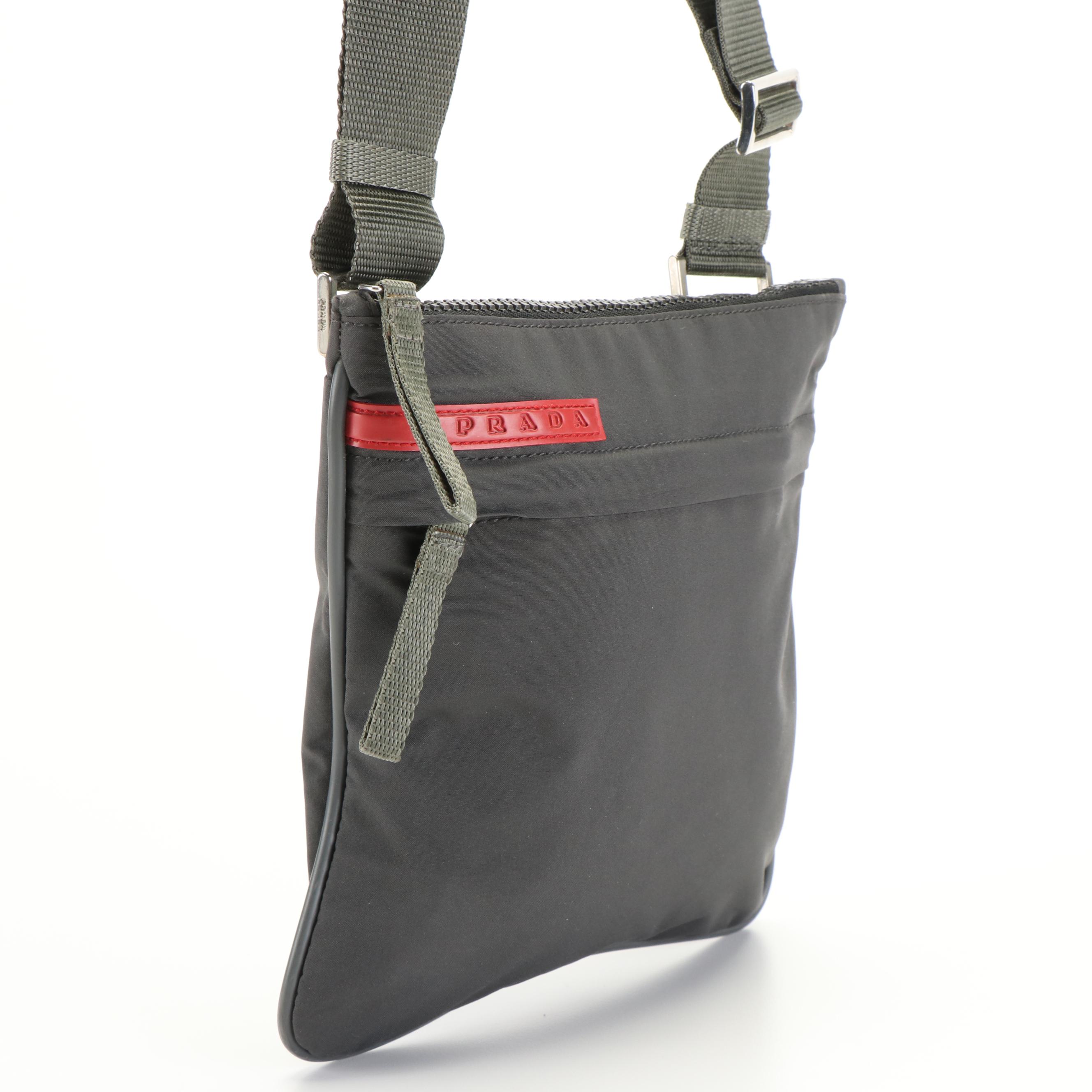 Prada Tessuto Nylon Messenger Bag