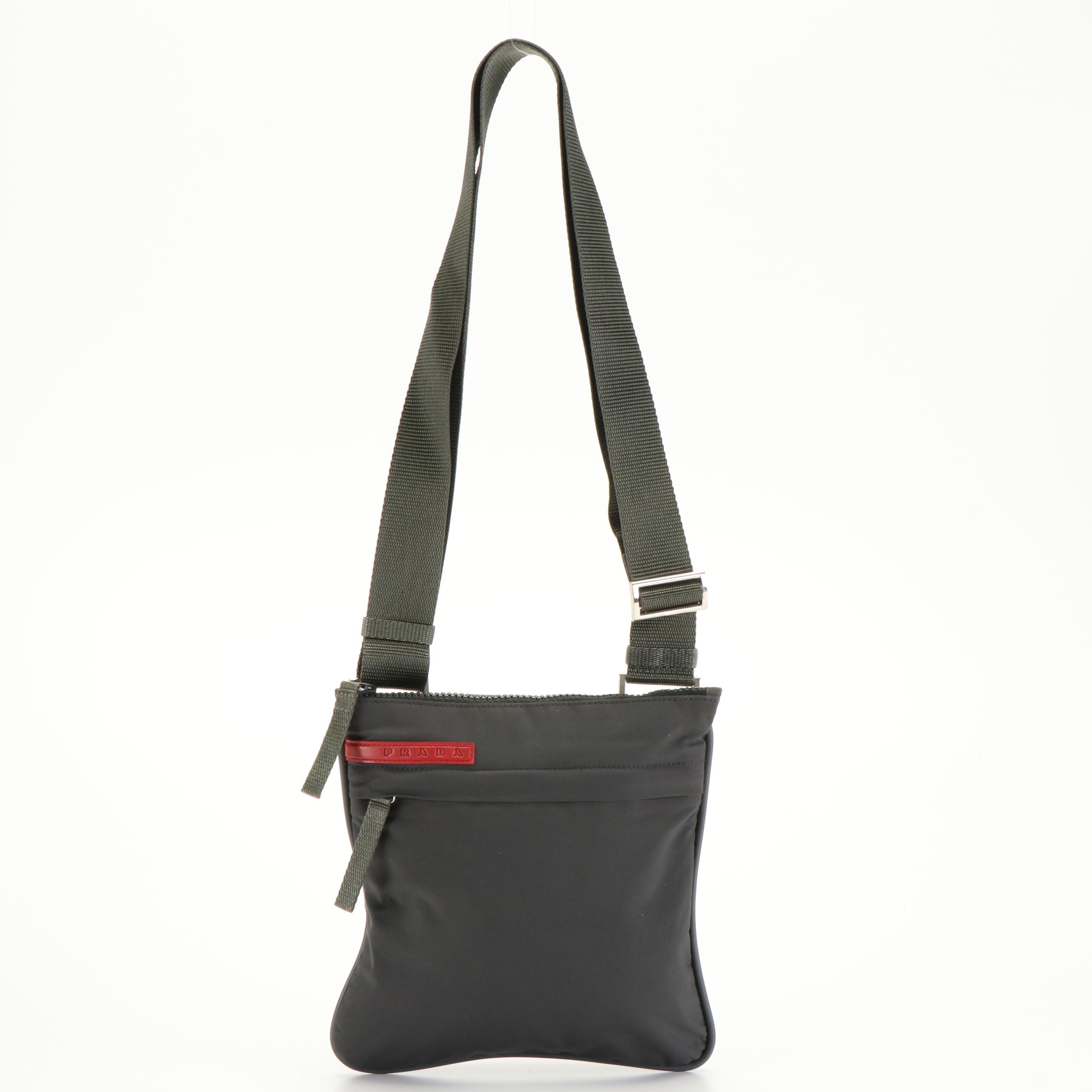Prada Tessuto Nylon Messenger Bag