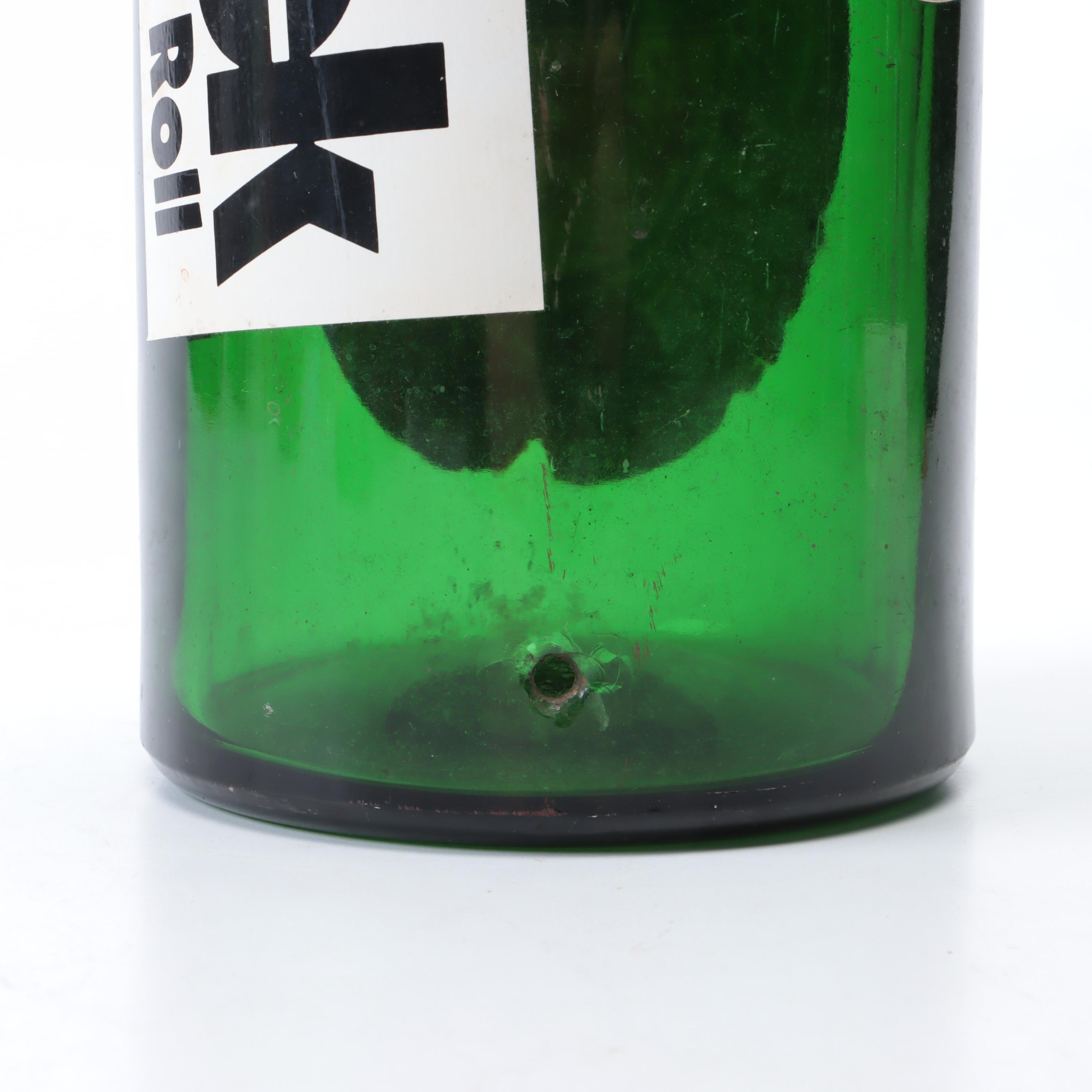 American Thermos Bottle Co. Metal Cruet with Heineken's Glass Bottle