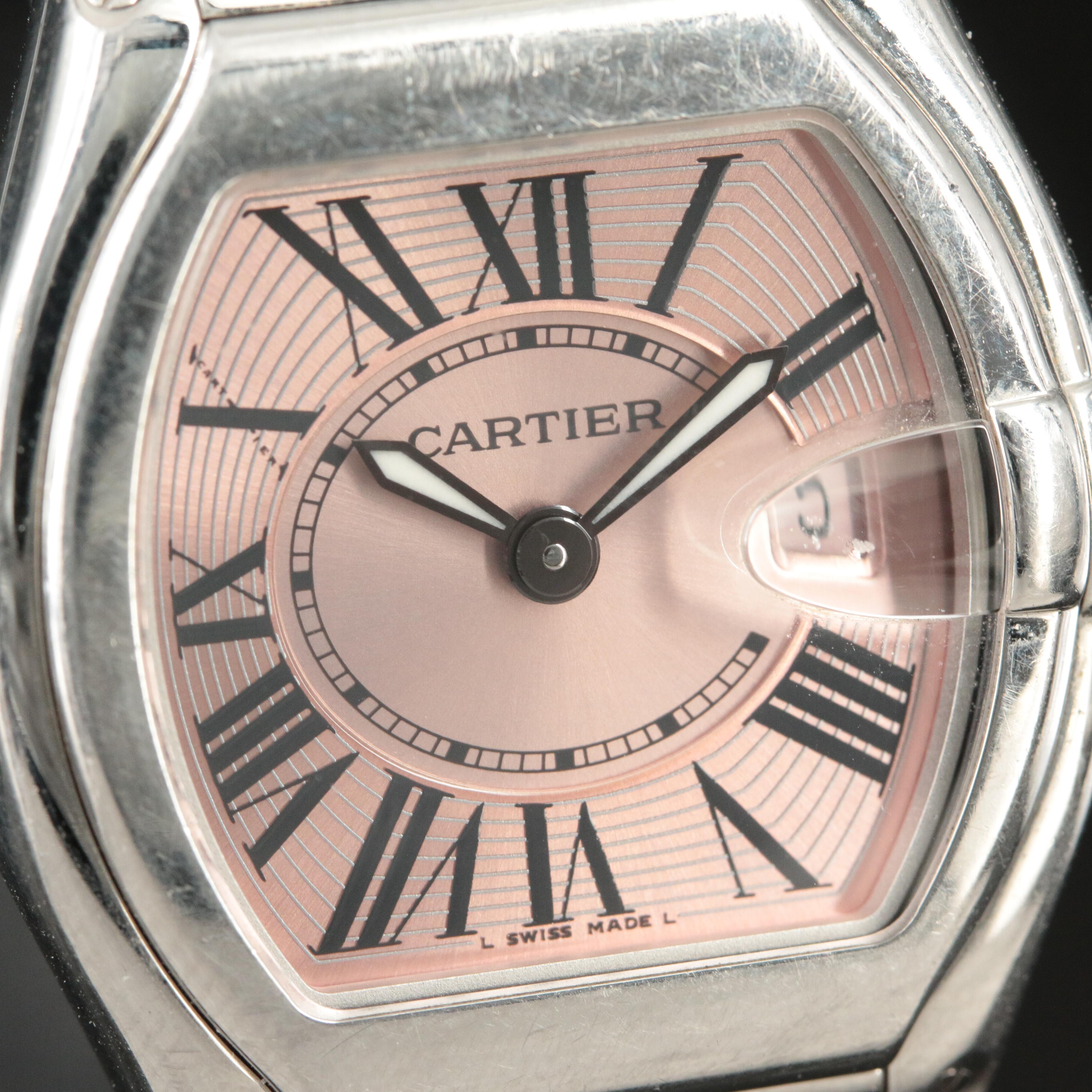 Cartier Roadster Stainless Steel Quartz Watch