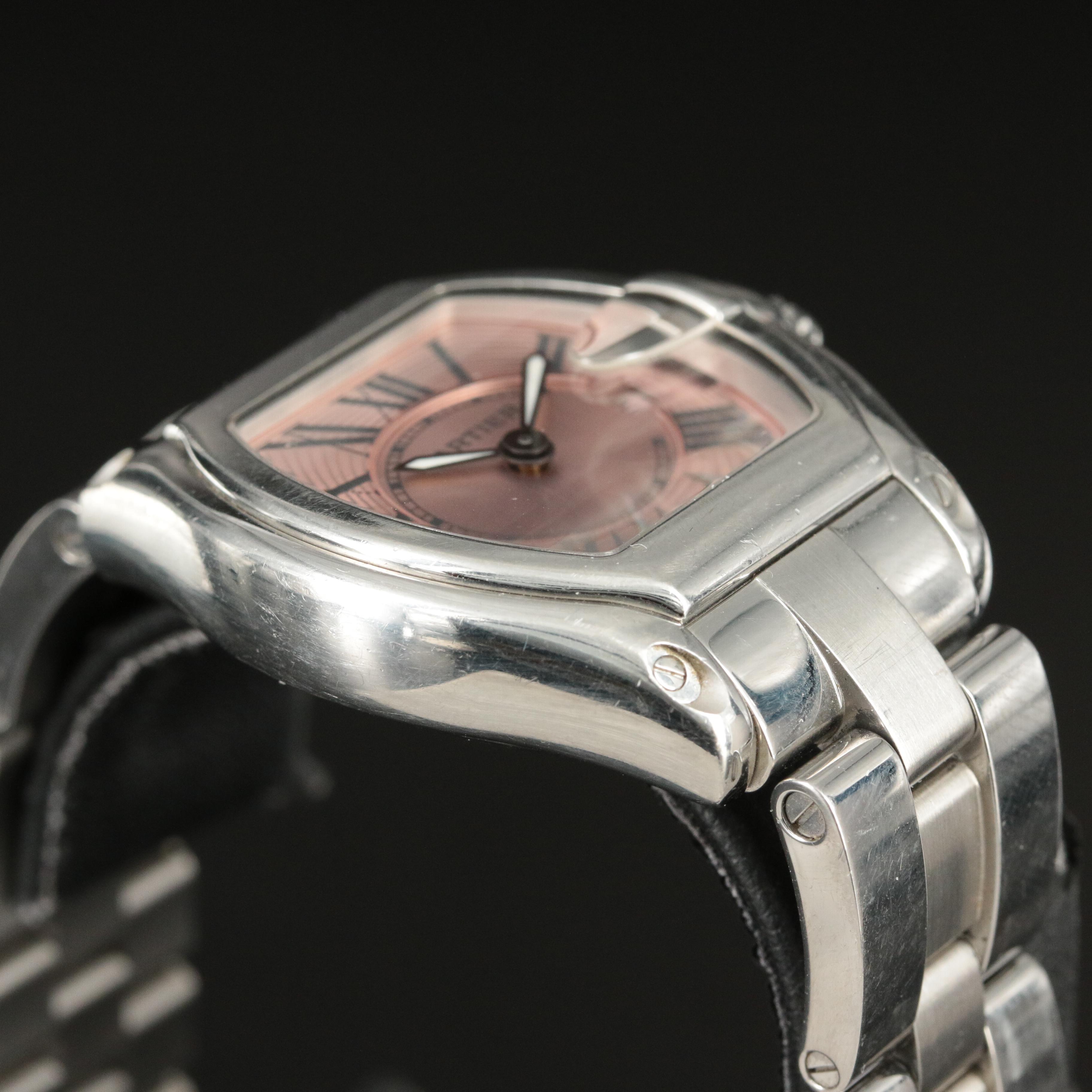 Cartier Roadster Stainless Steel Quartz Watch