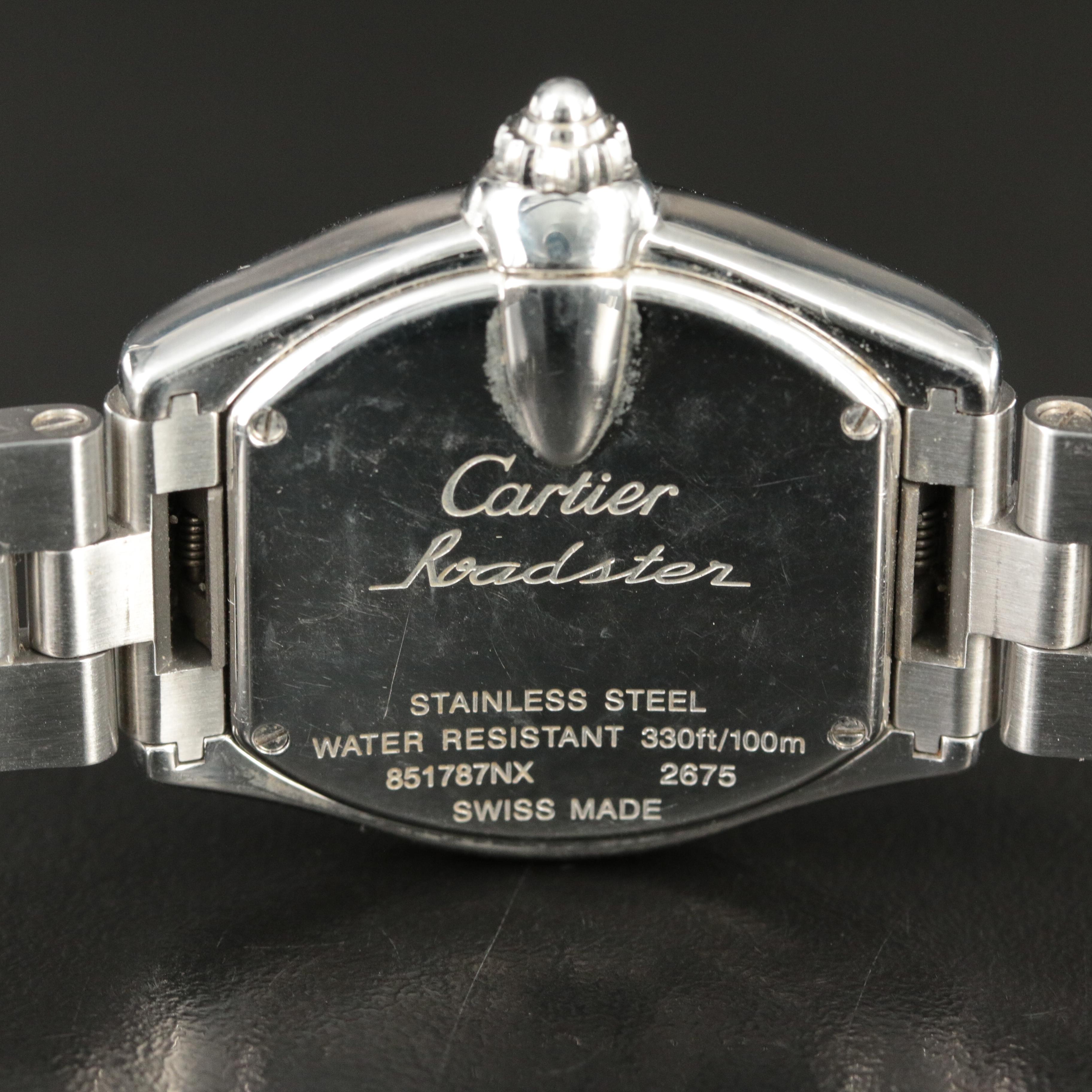 Cartier Roadster Stainless Steel Quartz Watch