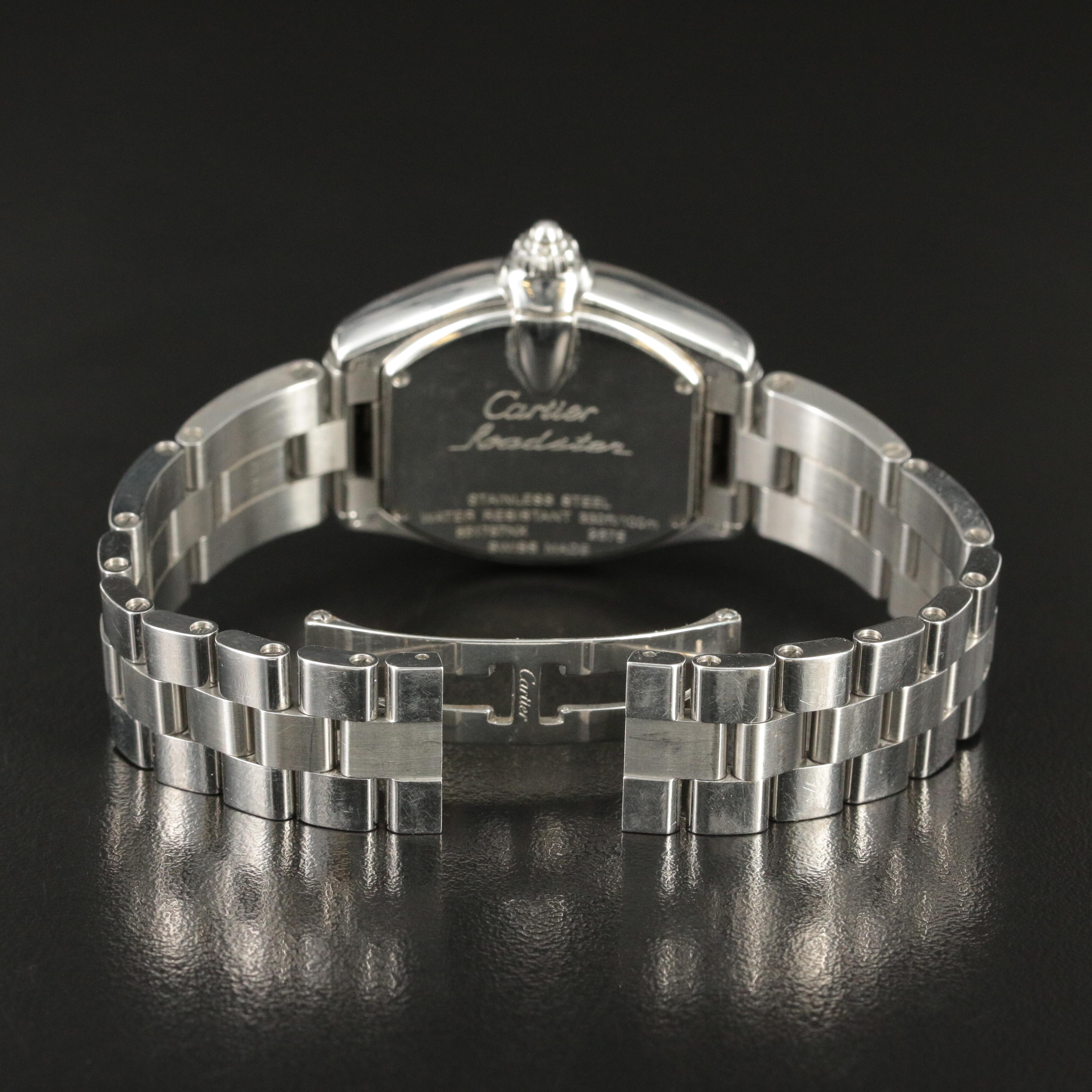 Cartier Roadster Stainless Steel Quartz Watch