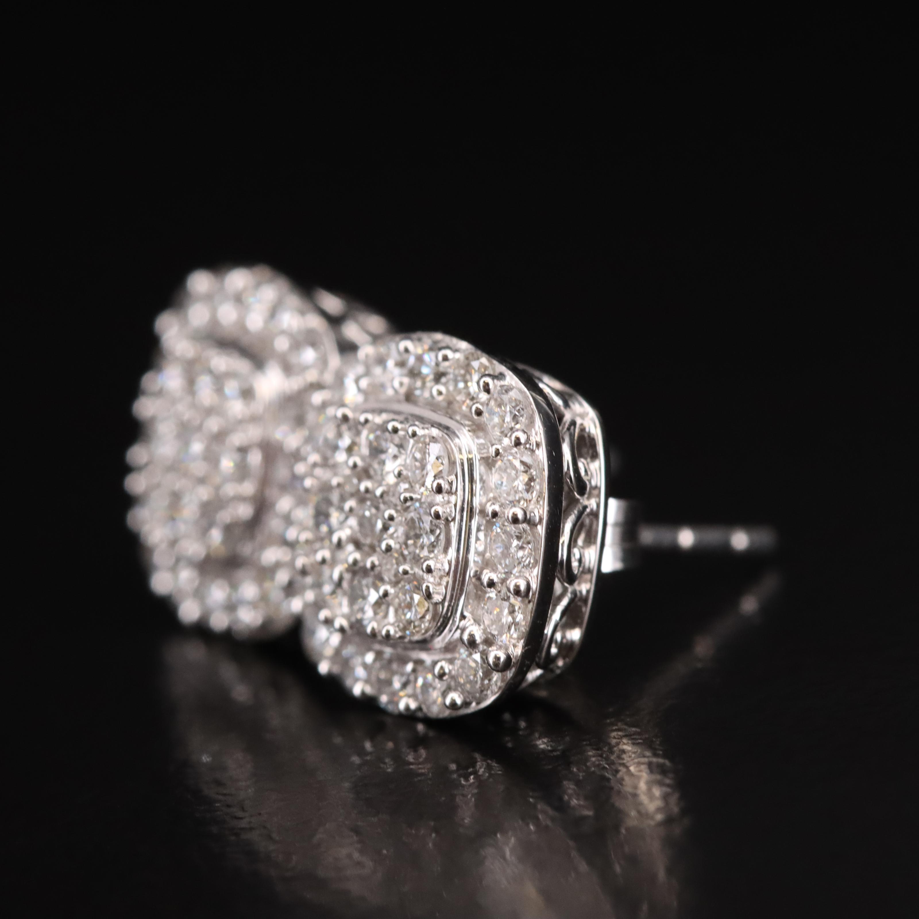 14K 1.04 CTW Diamond Earrings