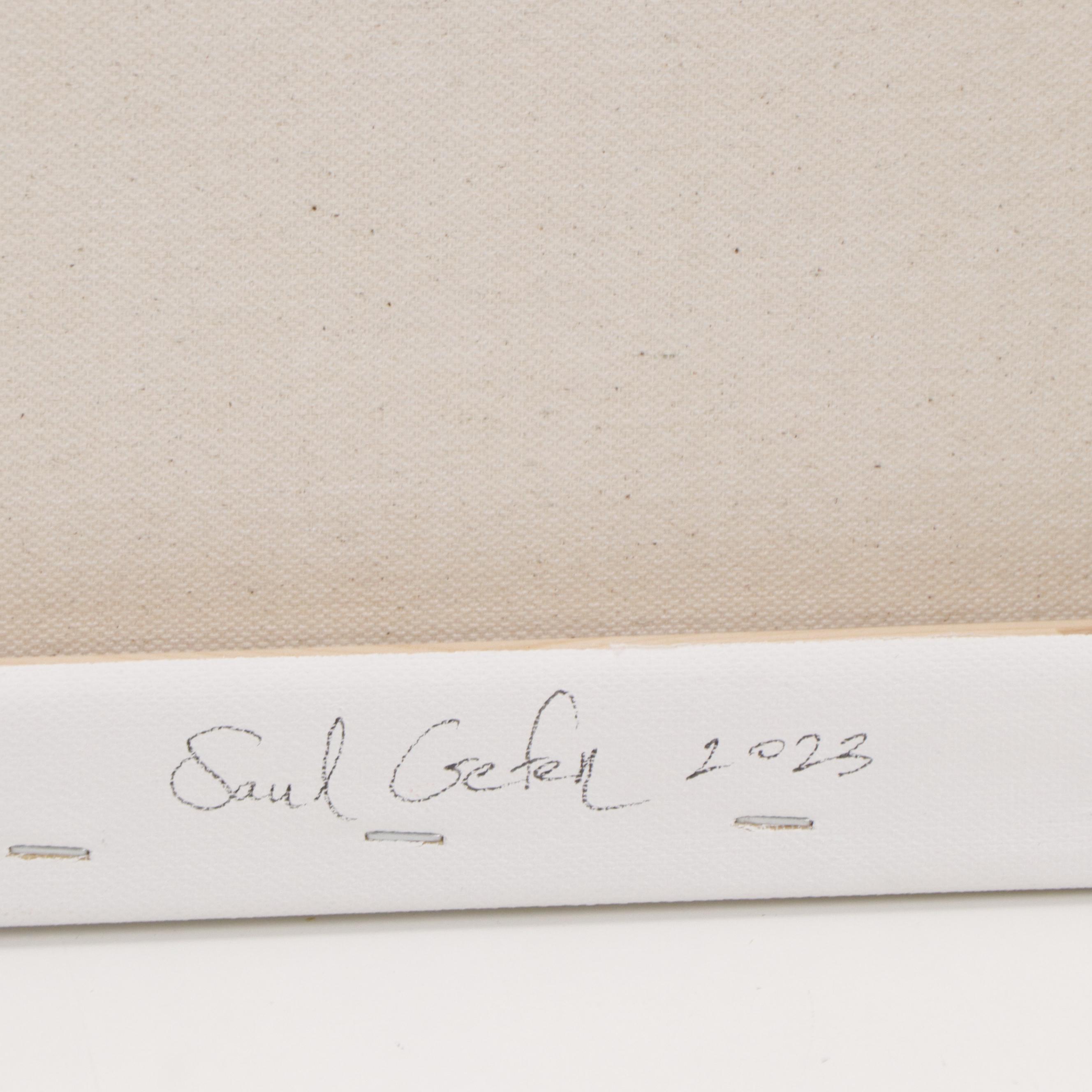 Saul Gefen Abstract Acrylic Painting, 2023