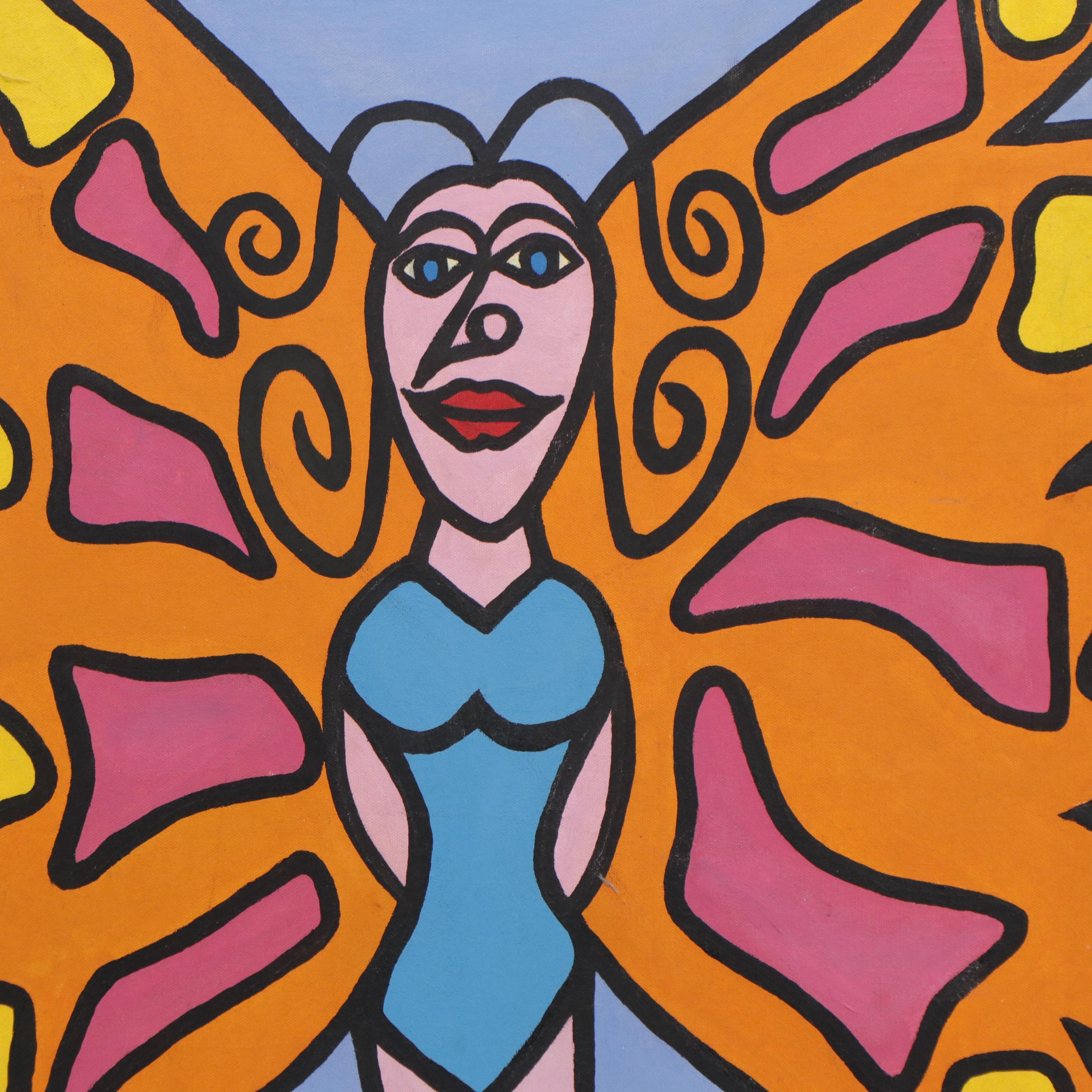 Virginia Rojas Holden Figurative Acrylic Painting, 2006