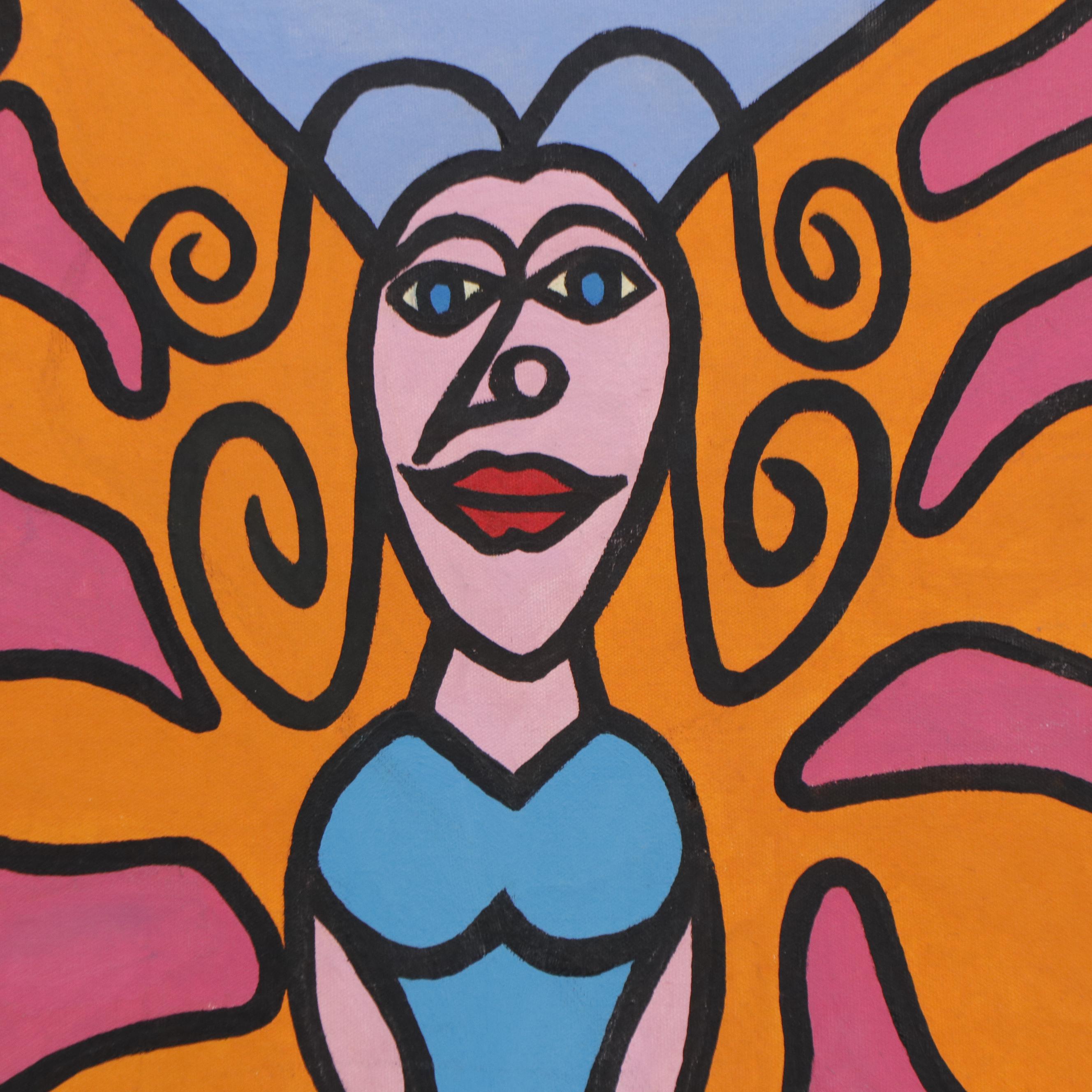 Virginia Rojas Holden Figurative Acrylic Painting, 2006