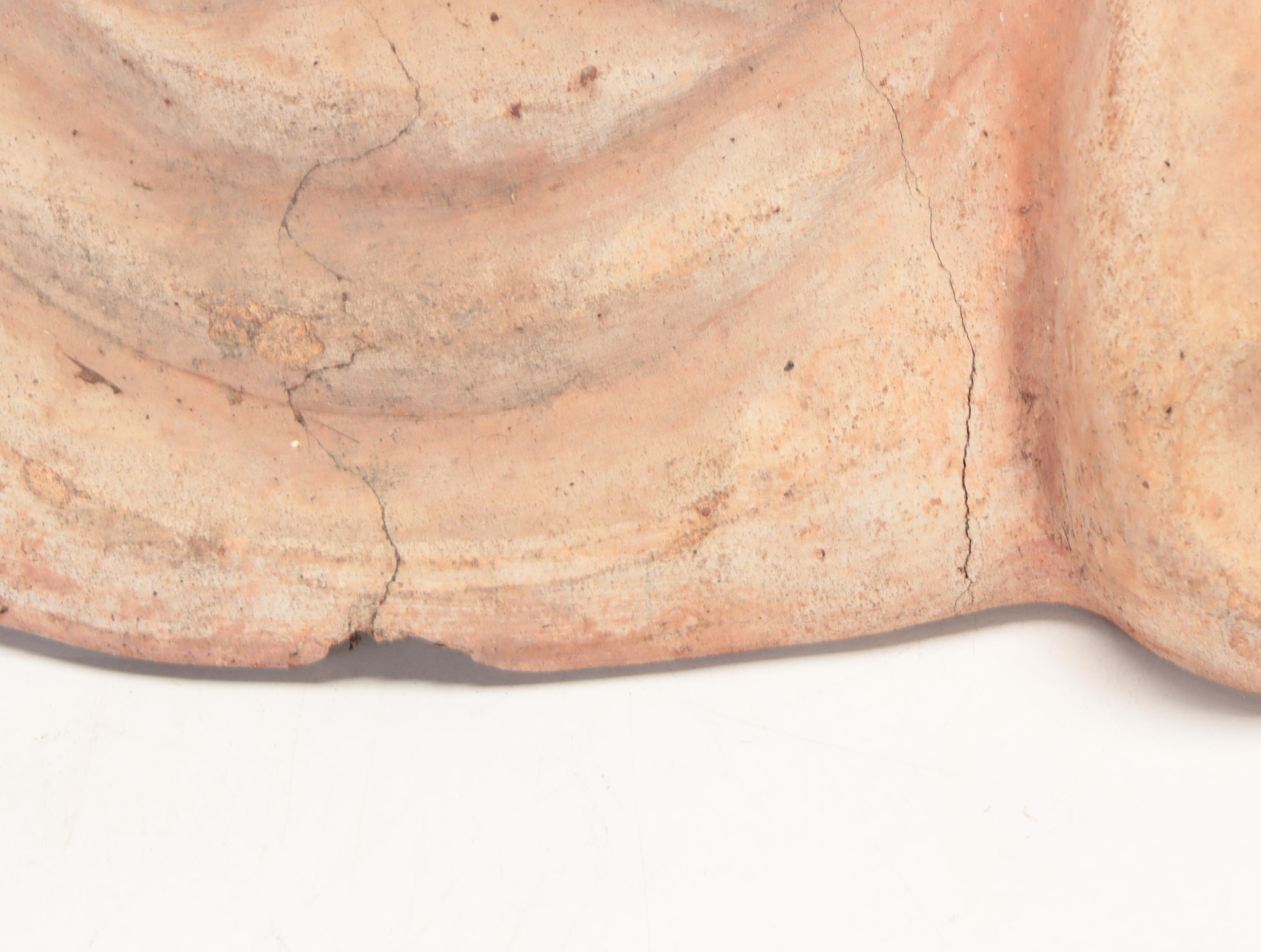 Molded Terracotta Statue of the Buddha