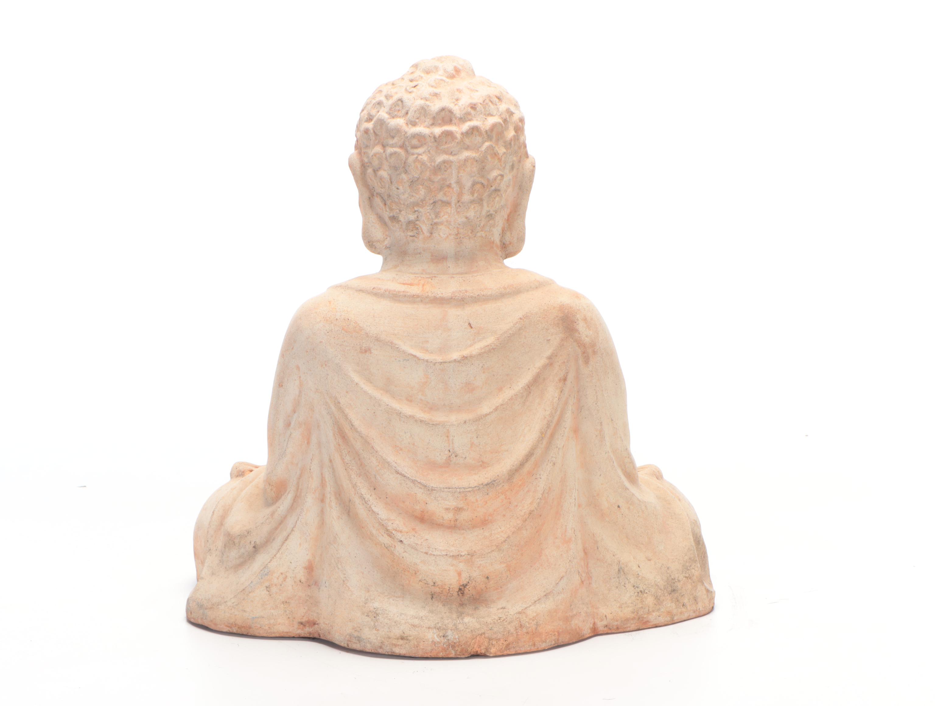 Molded Terracotta Statue of the Buddha