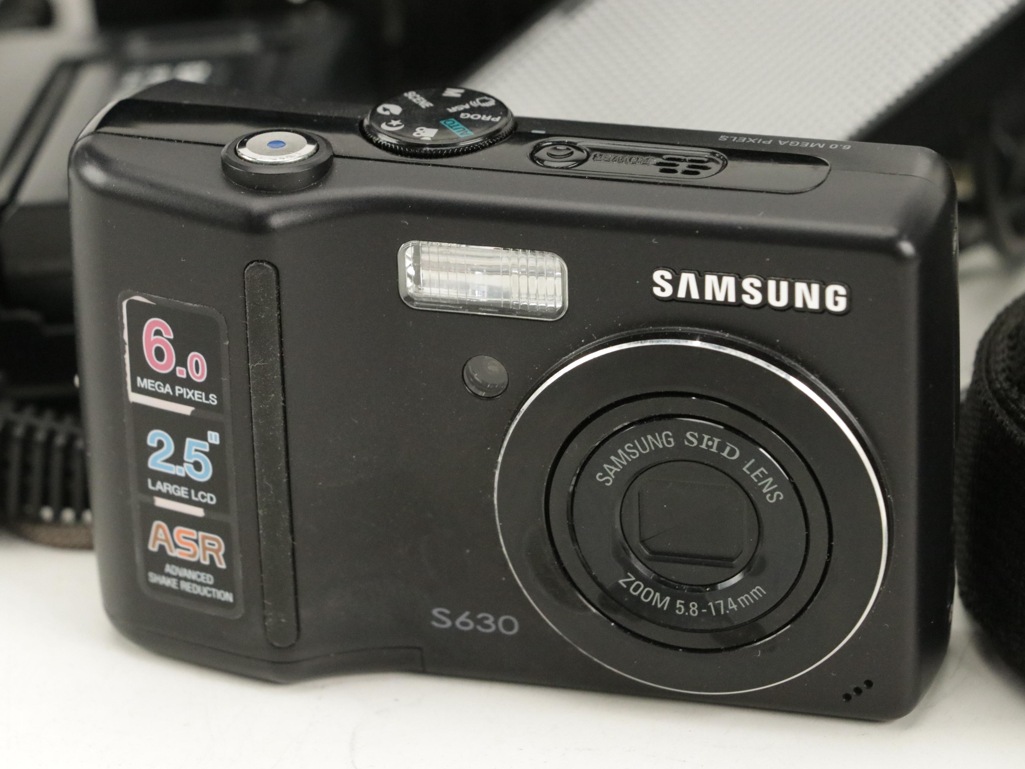 Nikon "Coolpix 8700" SLR Camera and Samsung "S630" Digital Camera with More