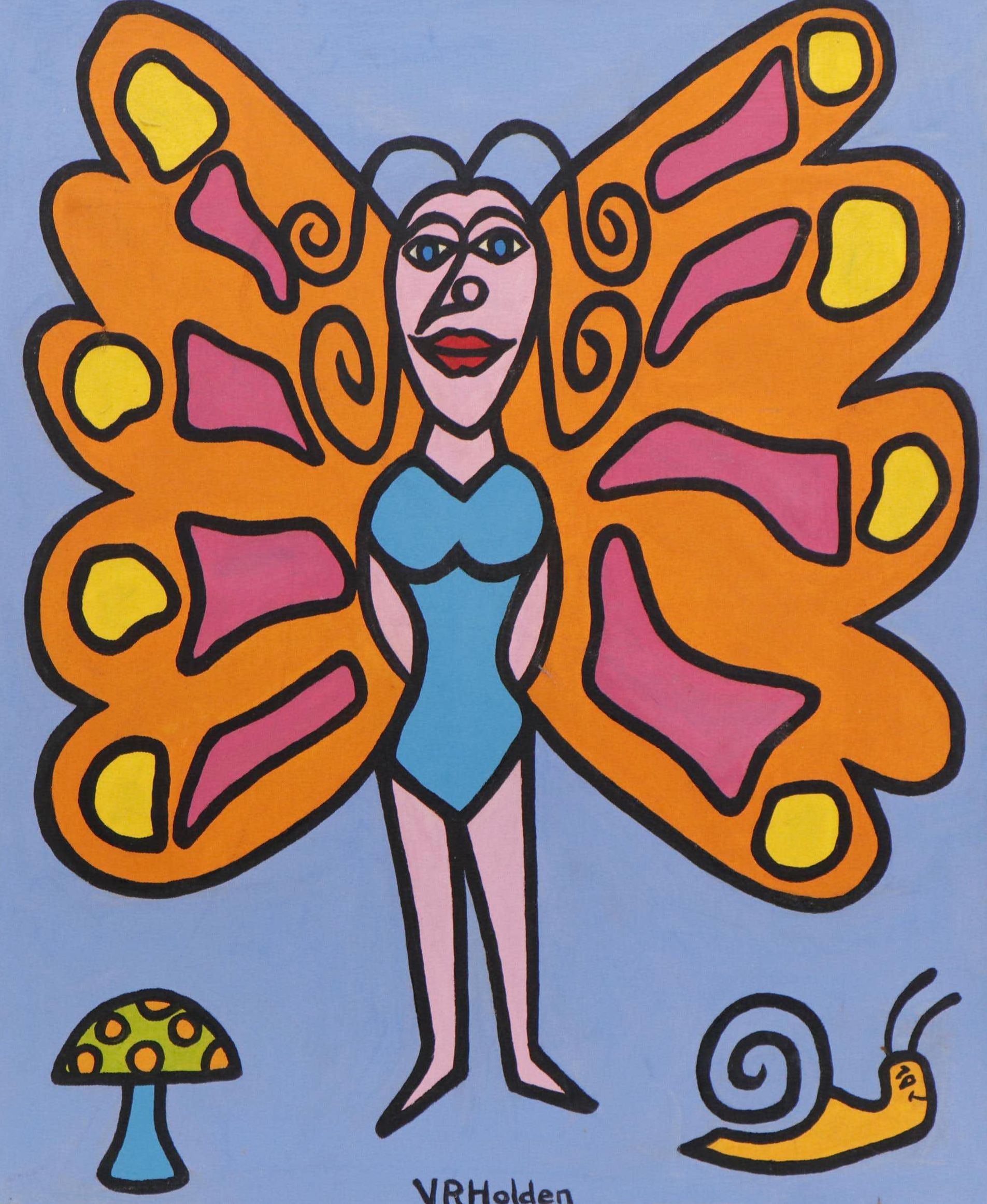 Virginia Rojas Holden Figurative Acrylic Painting, 2006