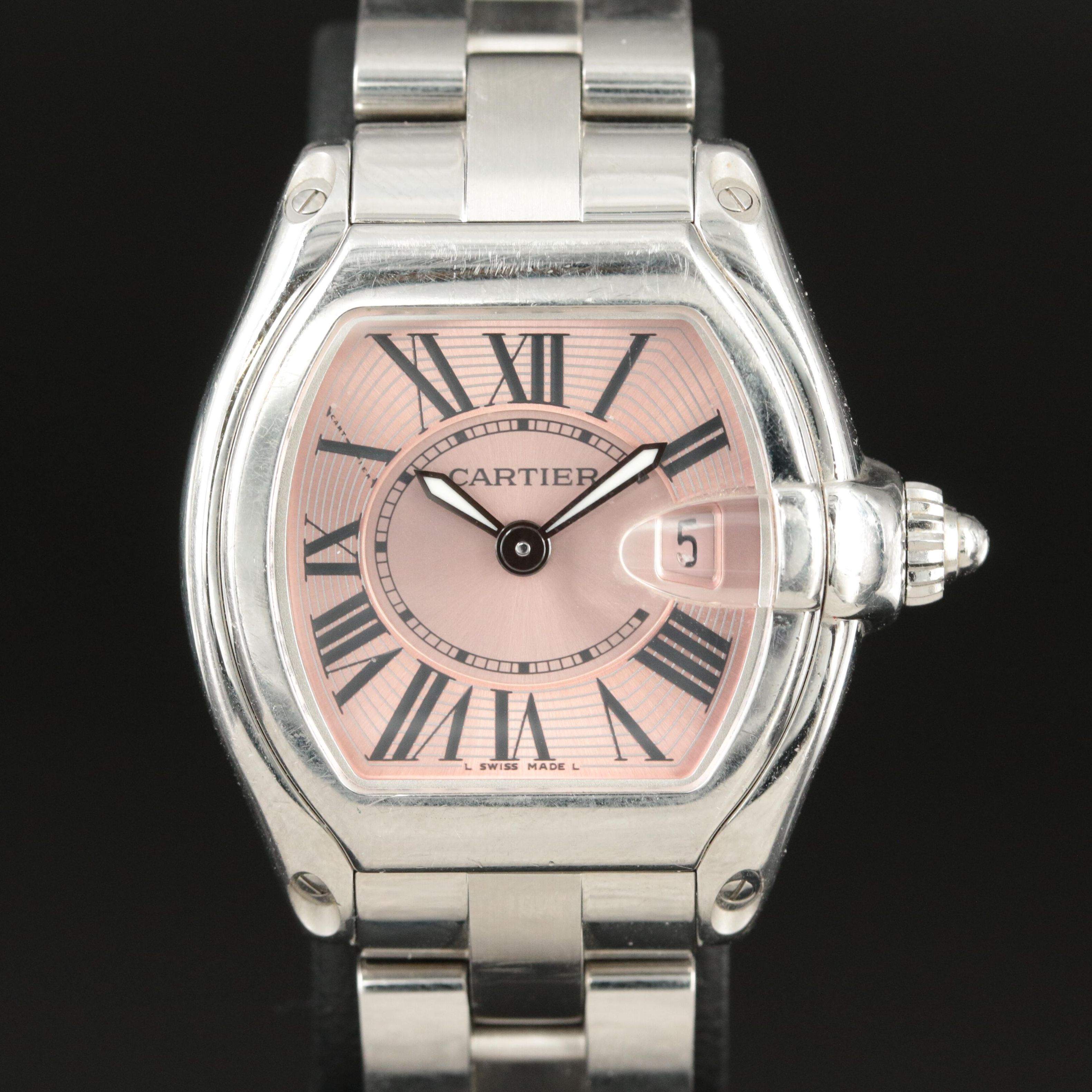 Cartier Roadster Stainless Steel Quartz Watch