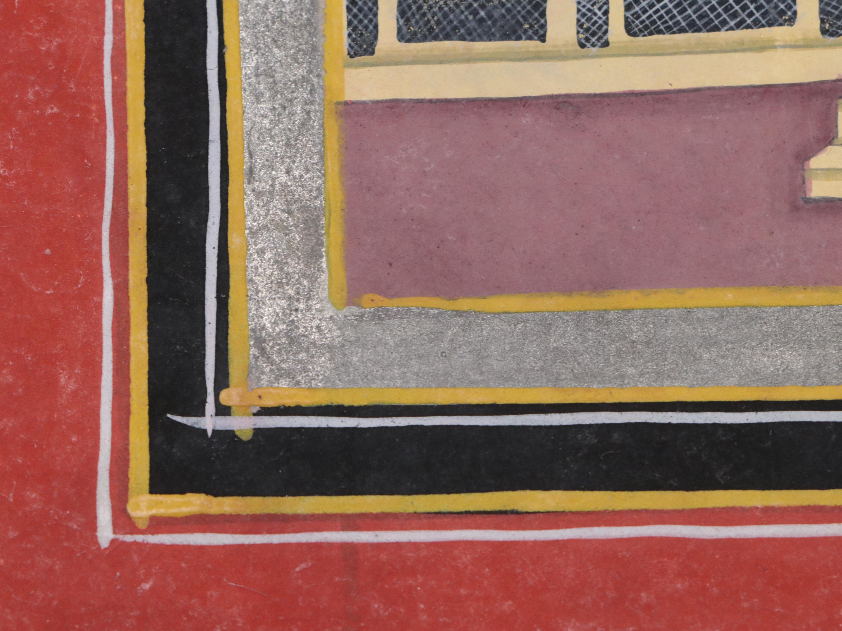 Mughal Indian Rajasthani Ragamala Gouache Painting, 18th to 19th Century