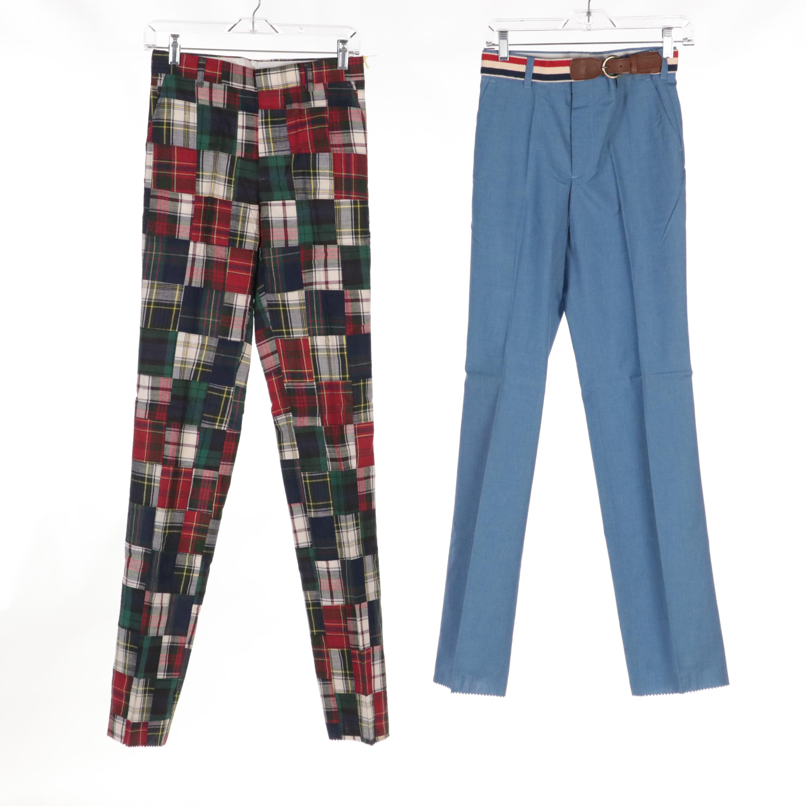 Men's Thomson Plaid and Solid Pants, With Tags