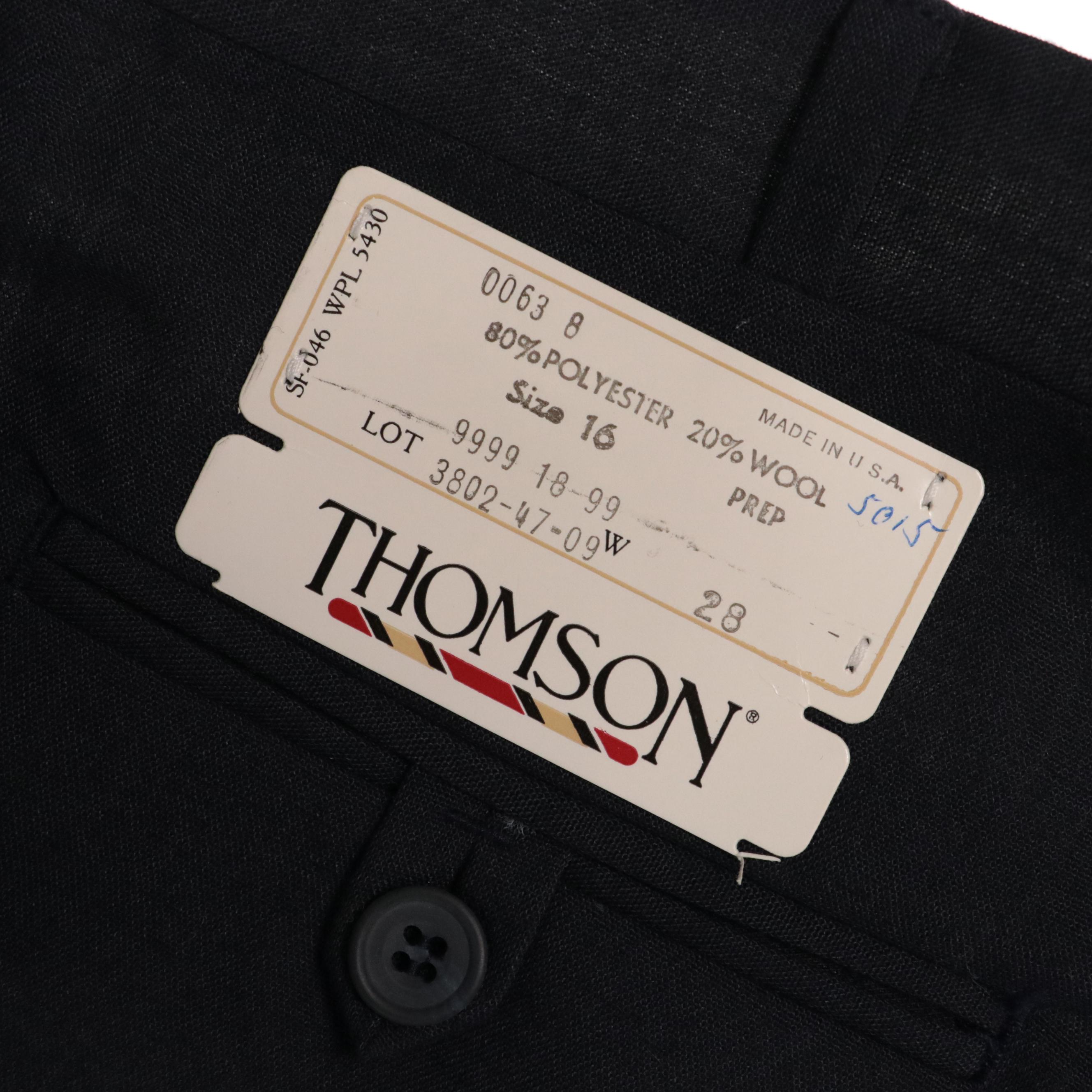 Men's Thomson Plaid and Solid Pants, With Tags