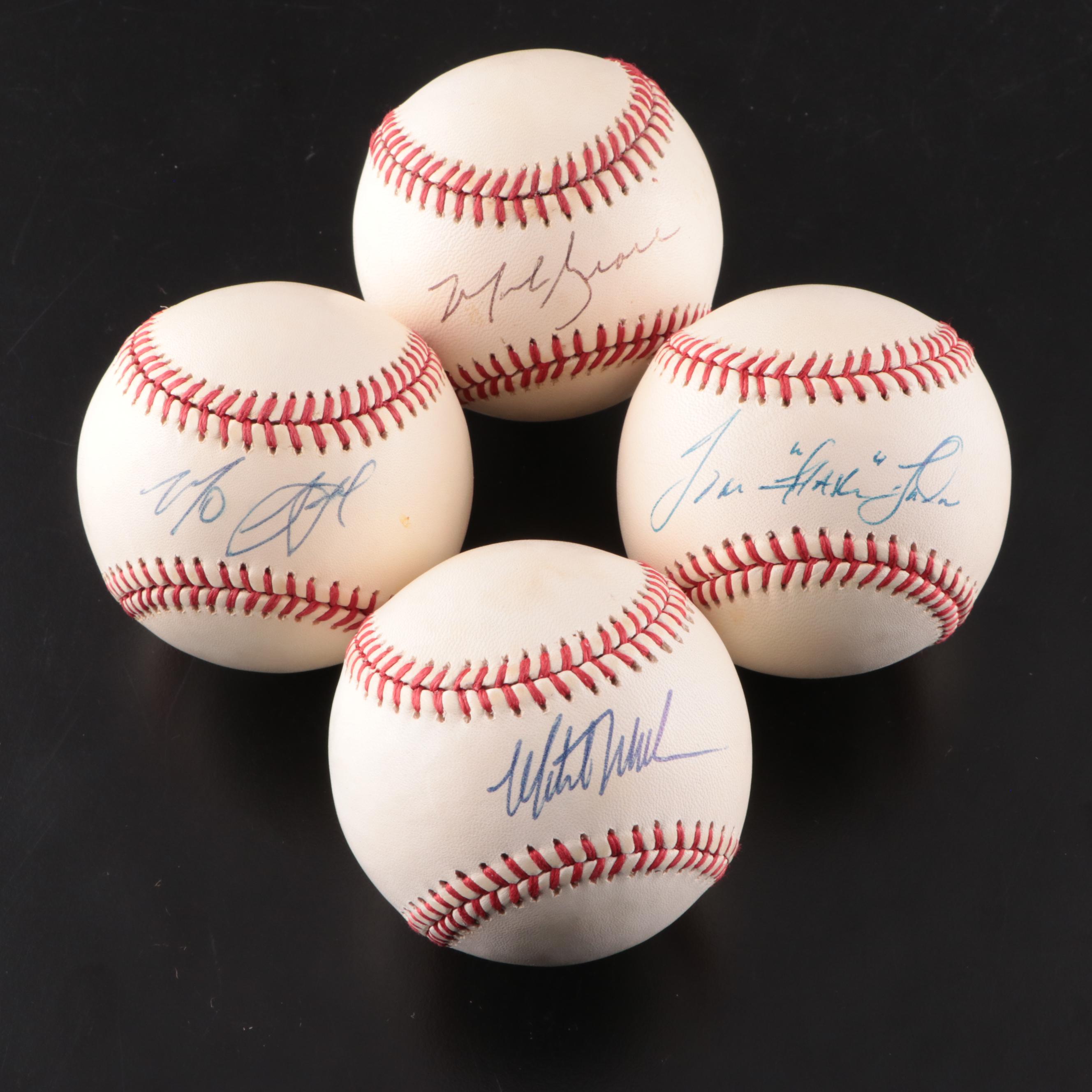 Mark Grace, Tom Gordon, and More Signed Rawlings MLB Baseballs