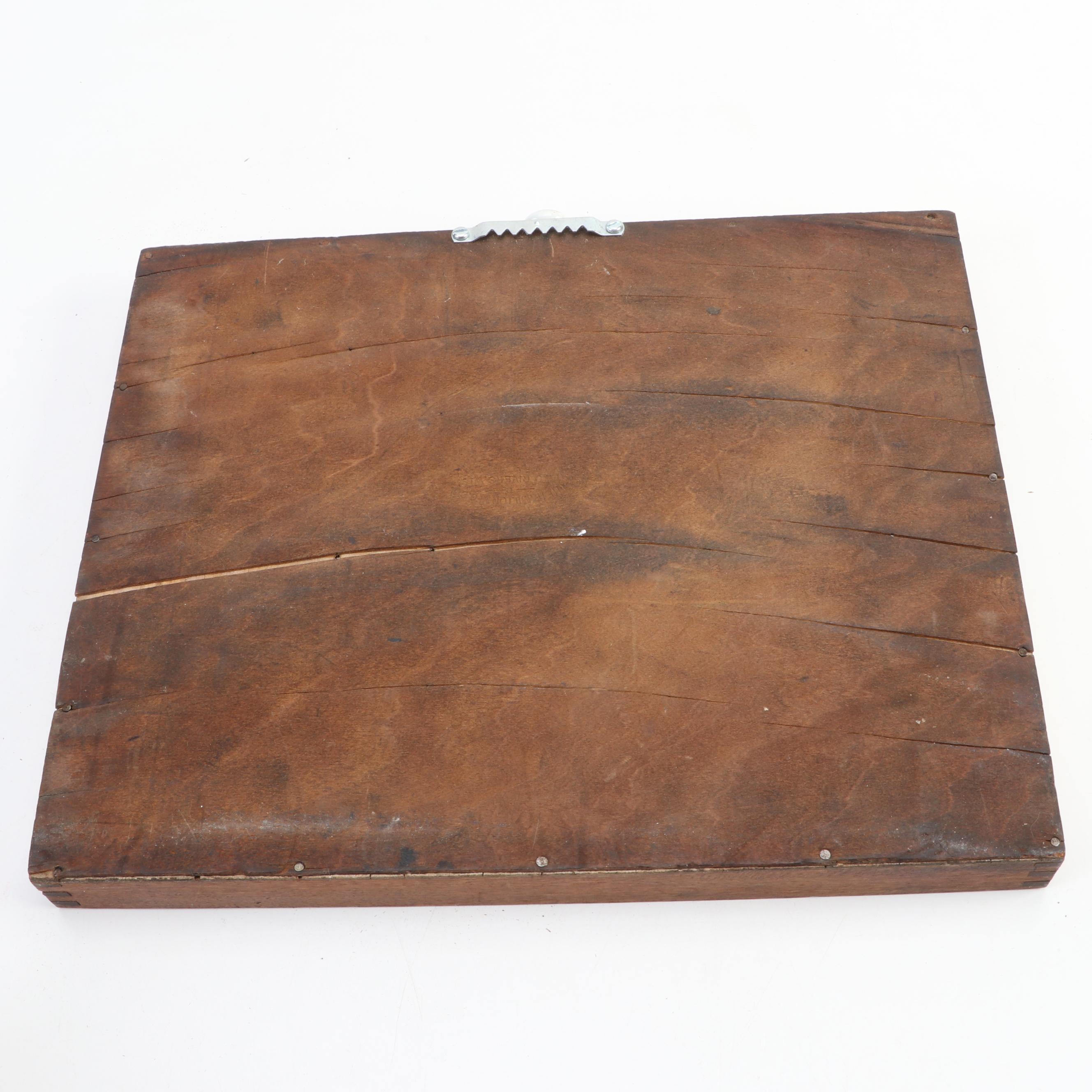 German Clown Squeeze Toy with Other Figurines and Miniatures in Letterpress Box