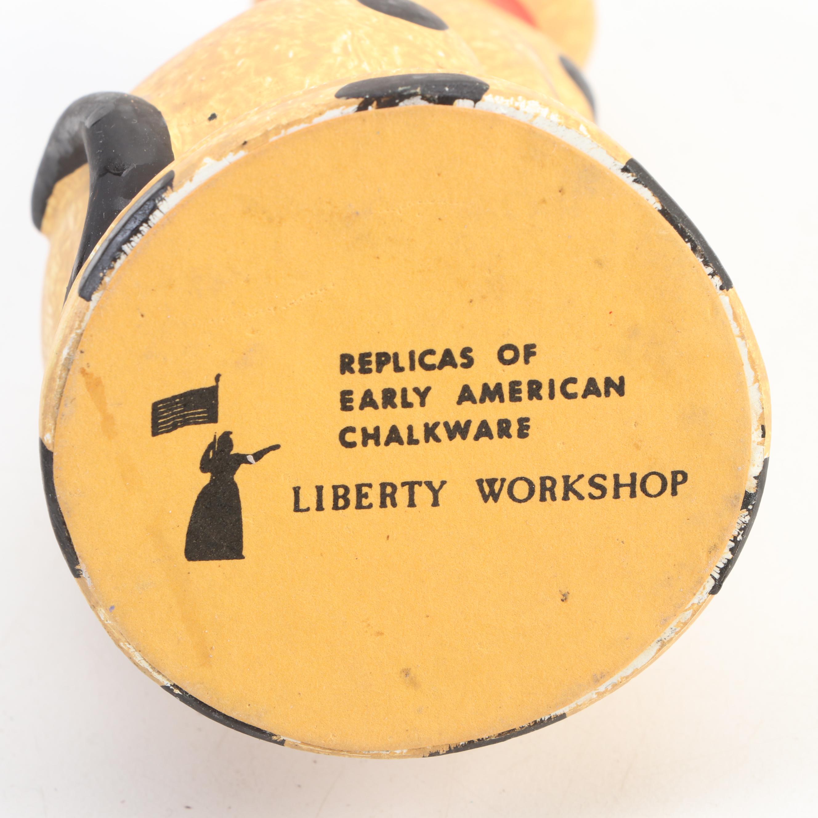 German Clown Squeeze Toy with Other Figurines and Miniatures in Letterpress Box