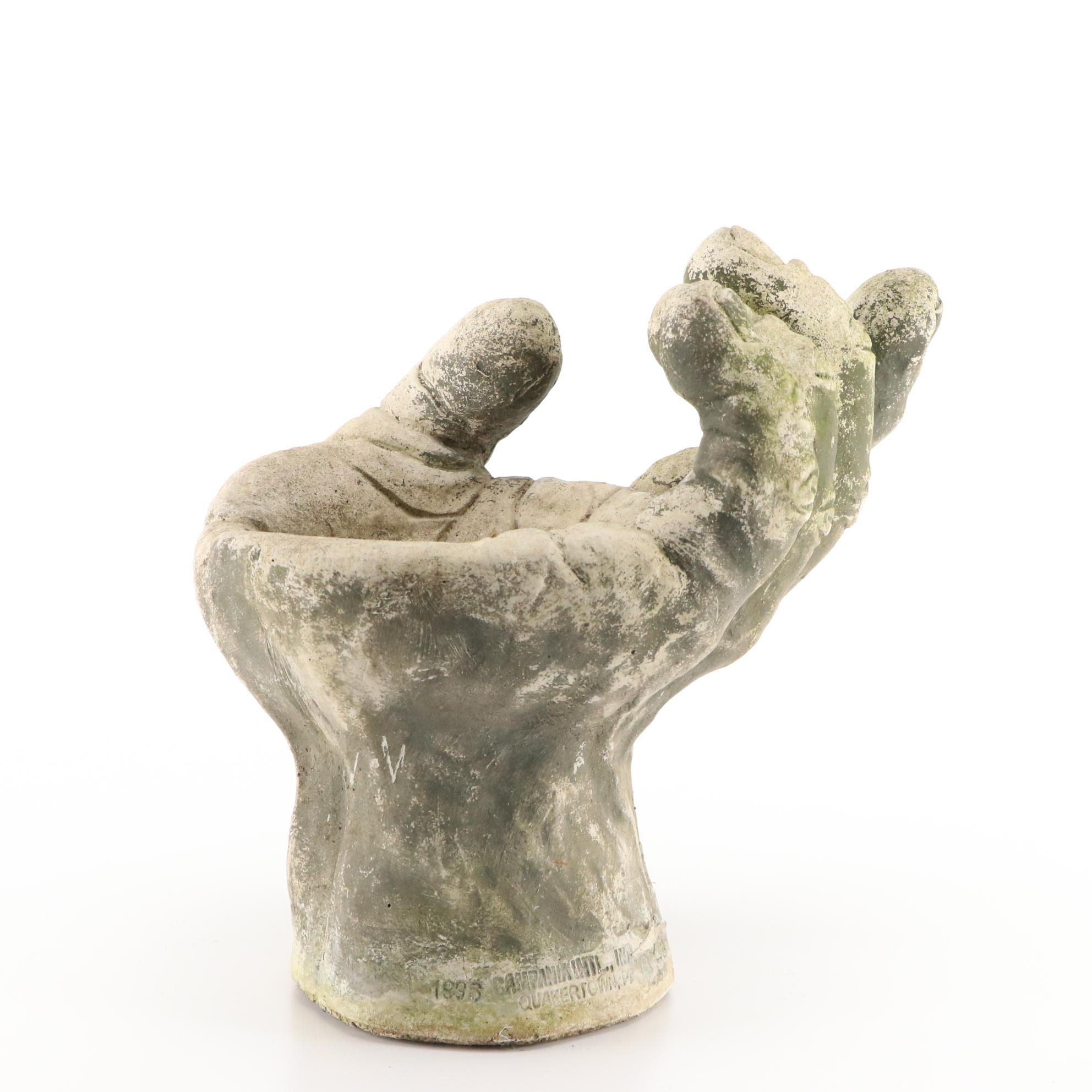 Campania International Concrete Sculpture of Hand