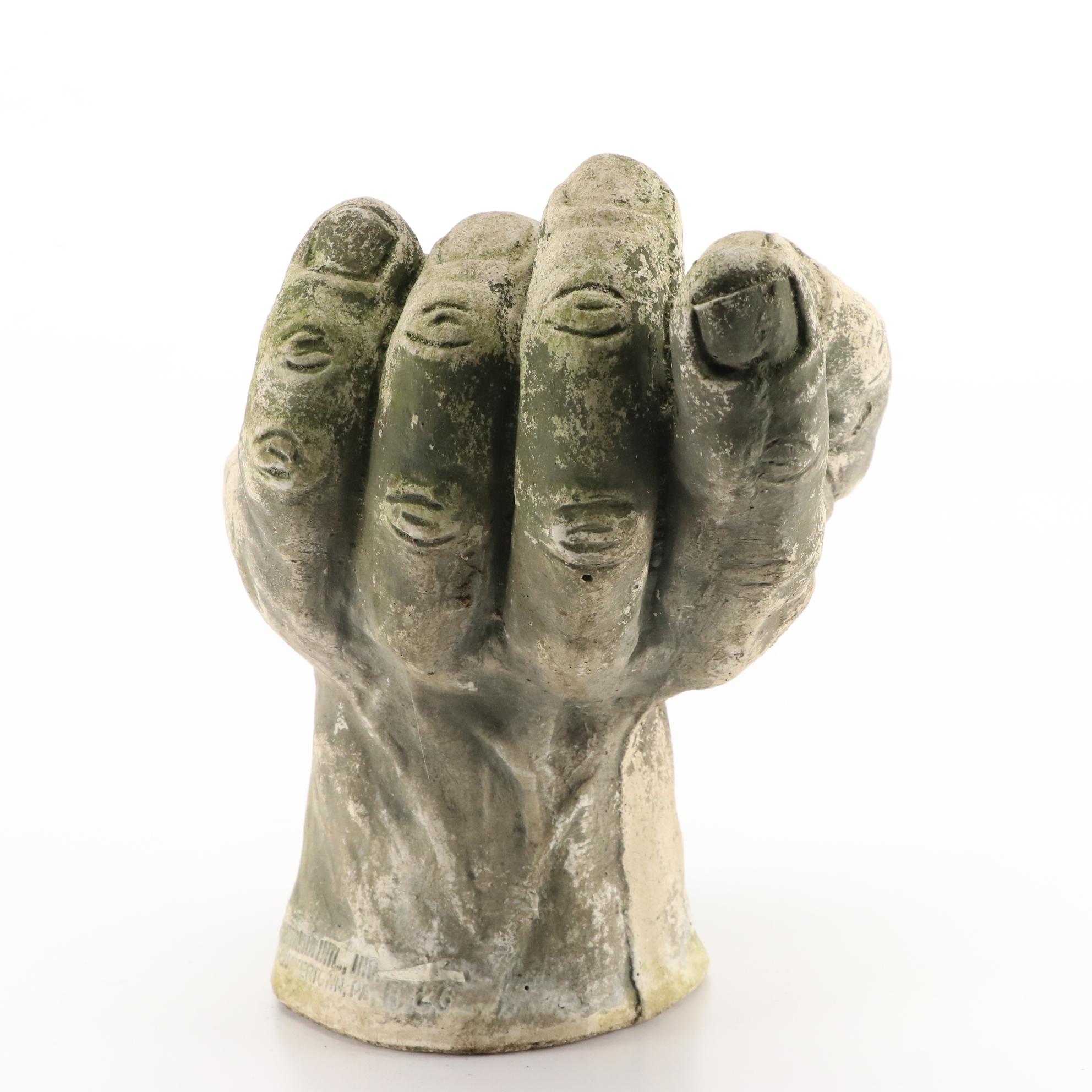 Campania International Concrete Sculpture of Hand