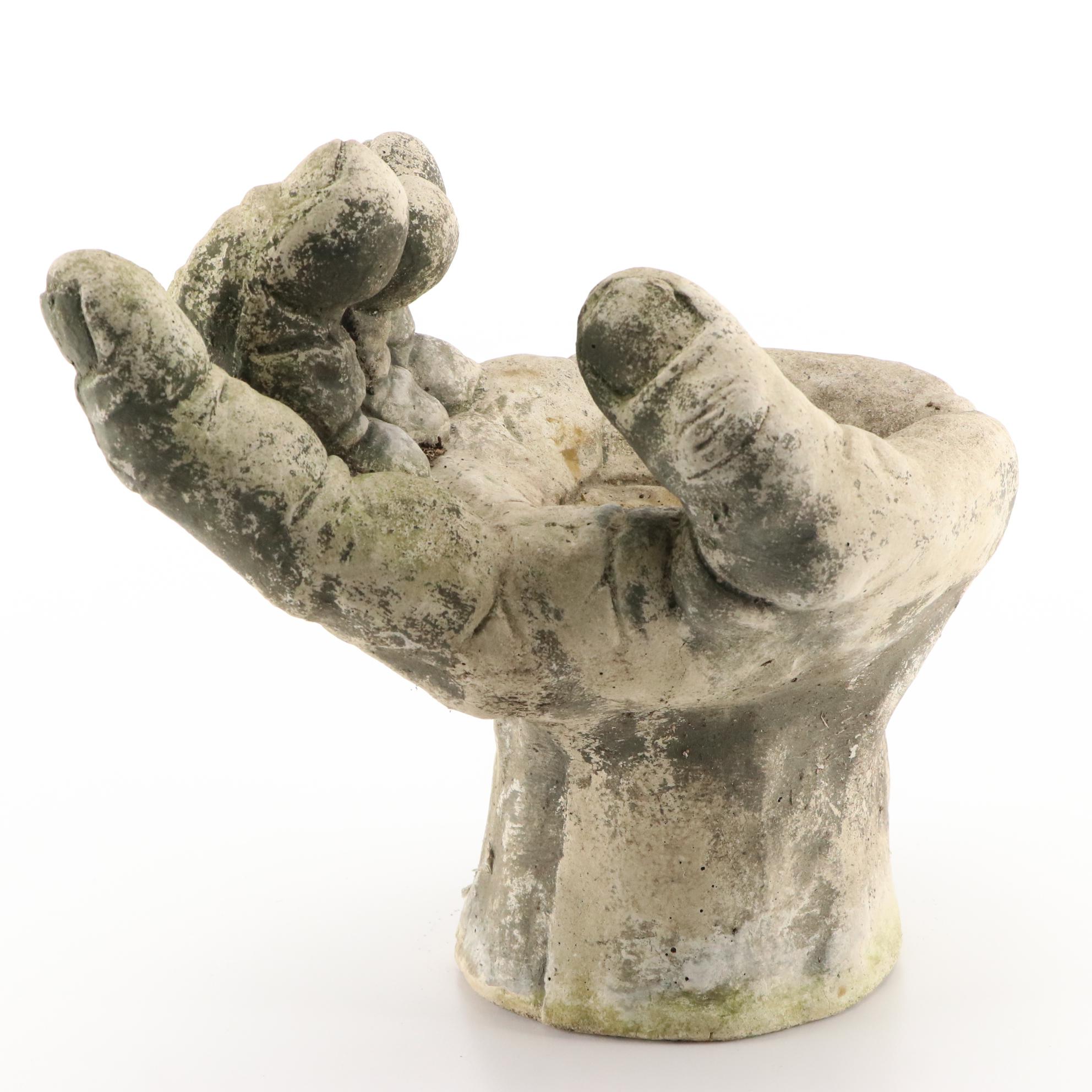 Campania International Concrete Sculpture of Hand