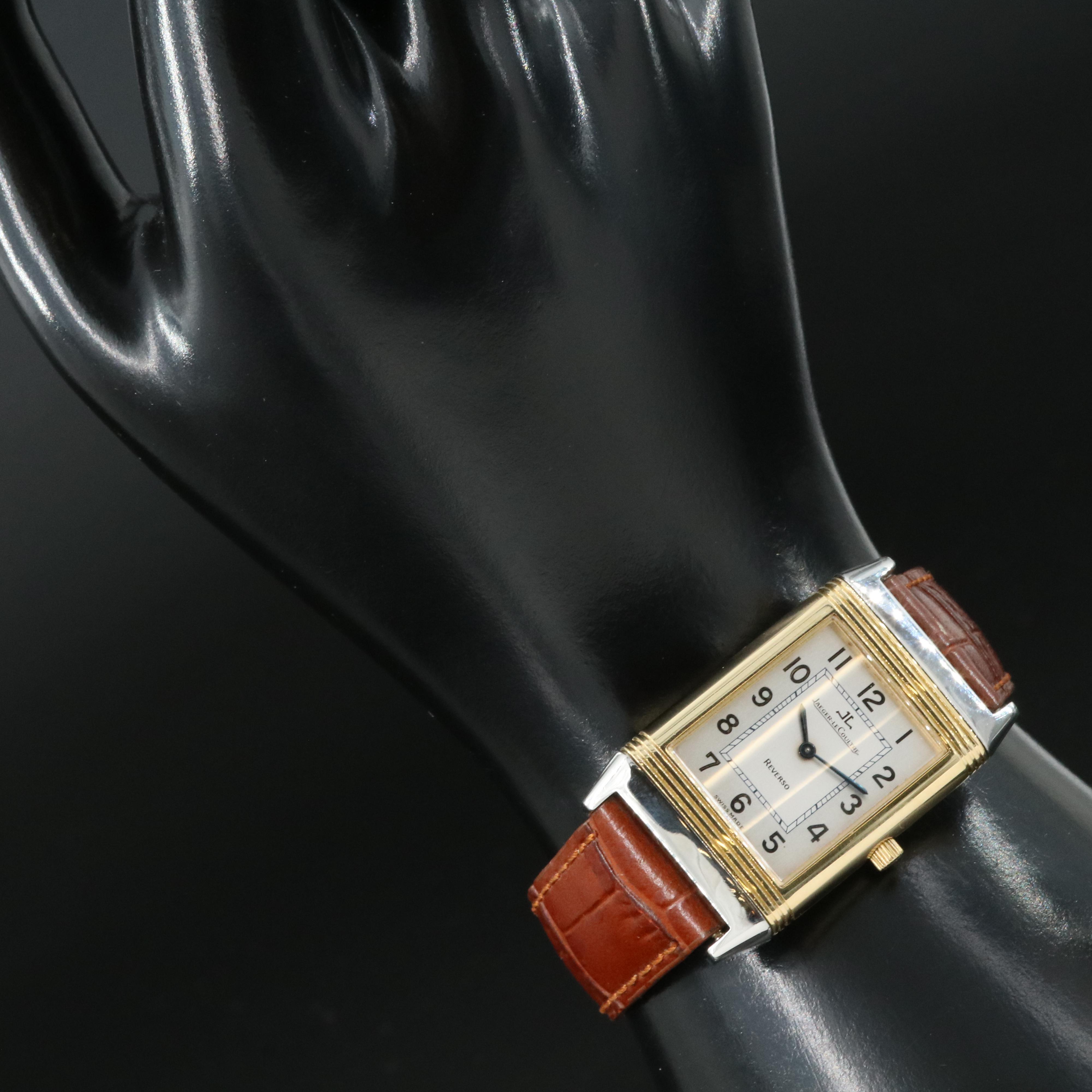 Jaeger-LeCoultre Reverso 18K Gold and Steel Manual Winding Watch