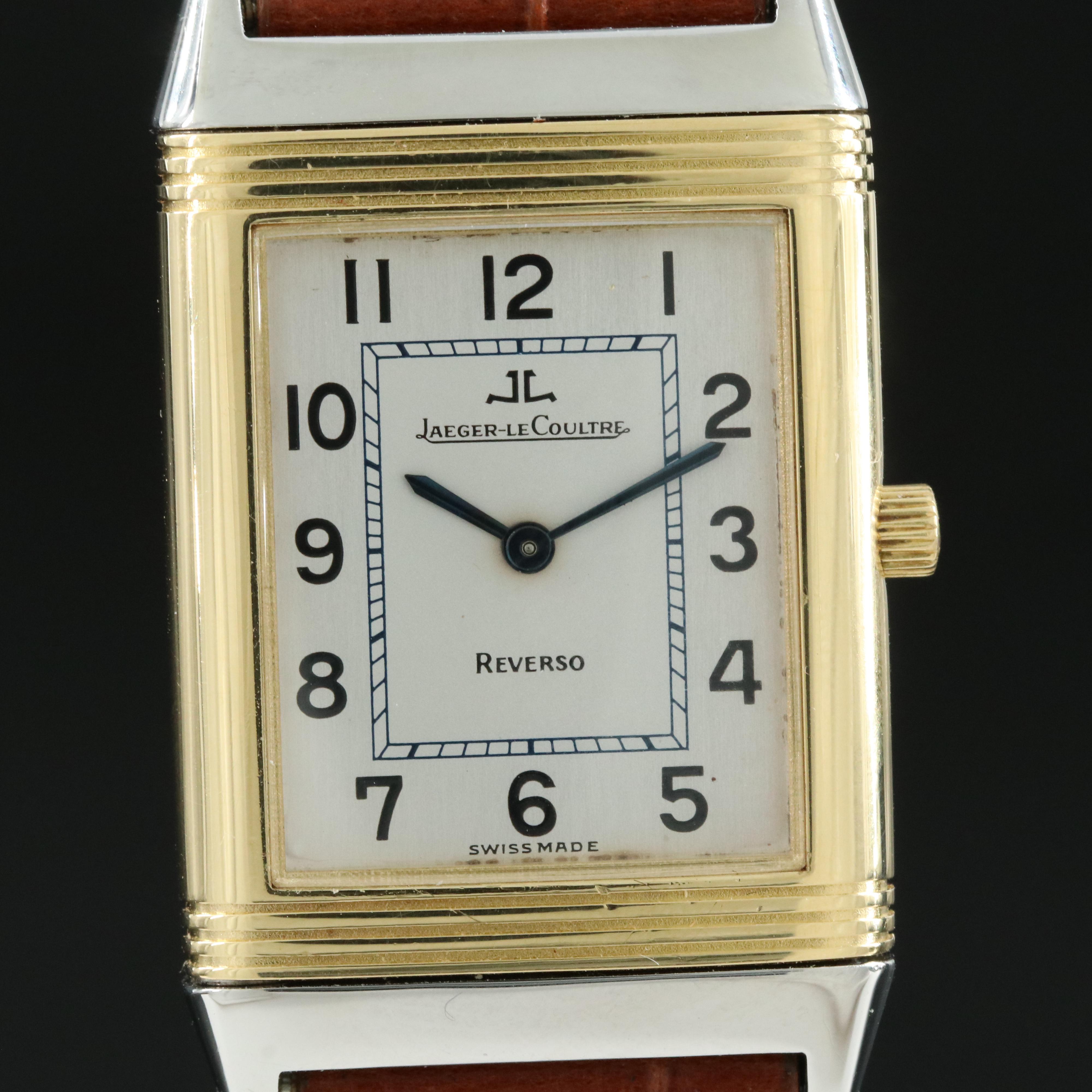 Jaeger-LeCoultre Reverso 18K Gold and Steel Manual Winding Watch
