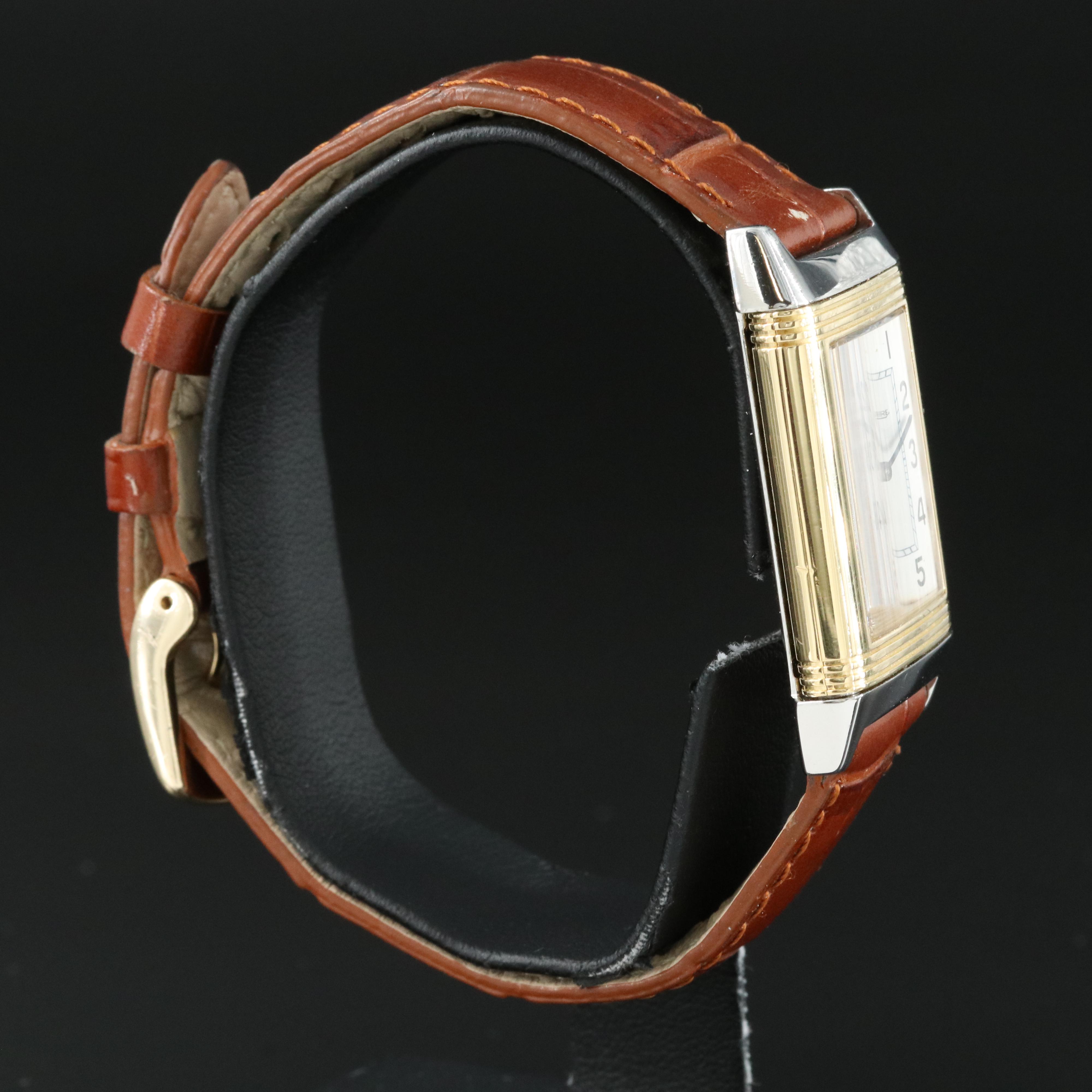 Jaeger-LeCoultre Reverso 18K Gold and Steel Manual Winding Watch