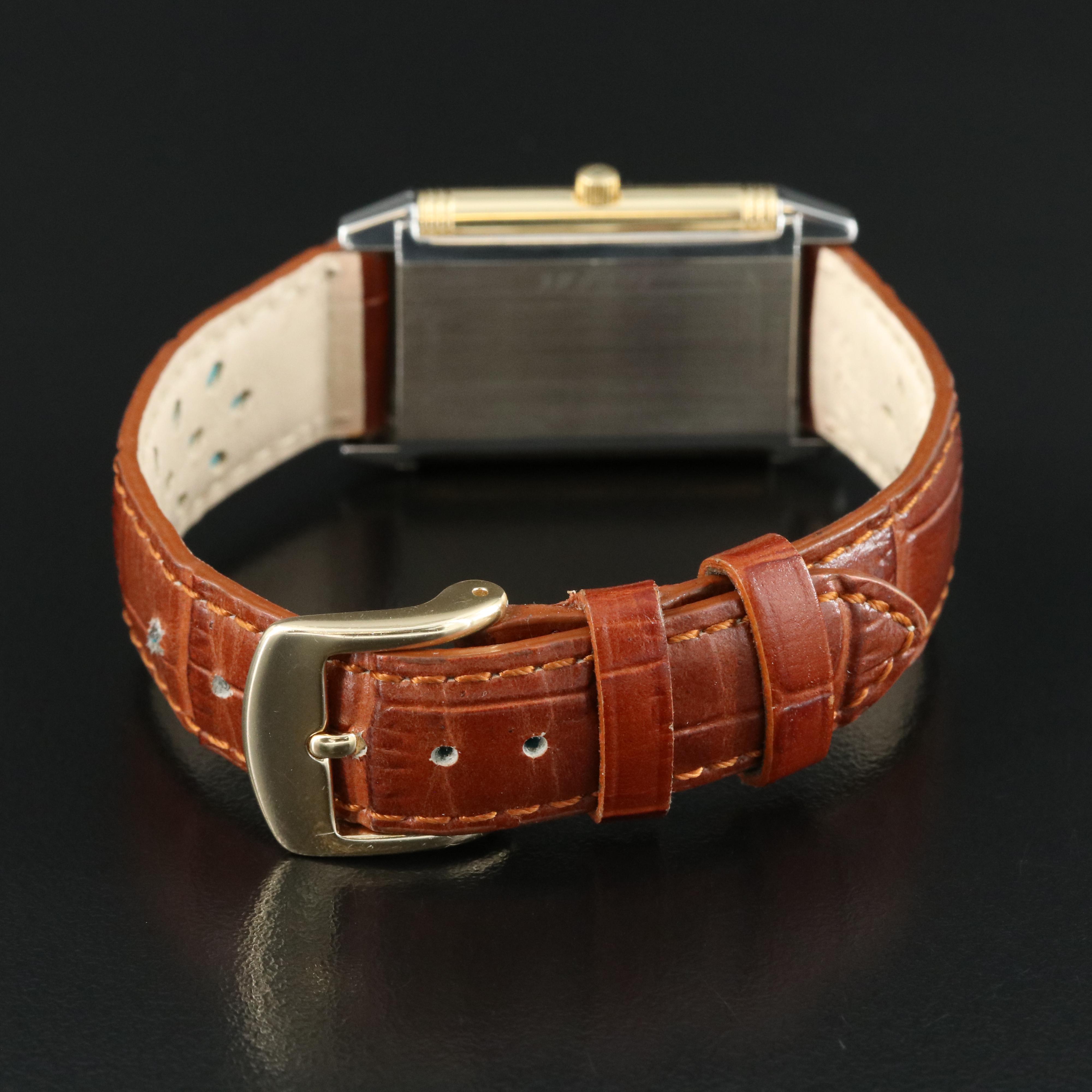 Jaeger-LeCoultre Reverso 18K Gold and Steel Manual Winding Watch