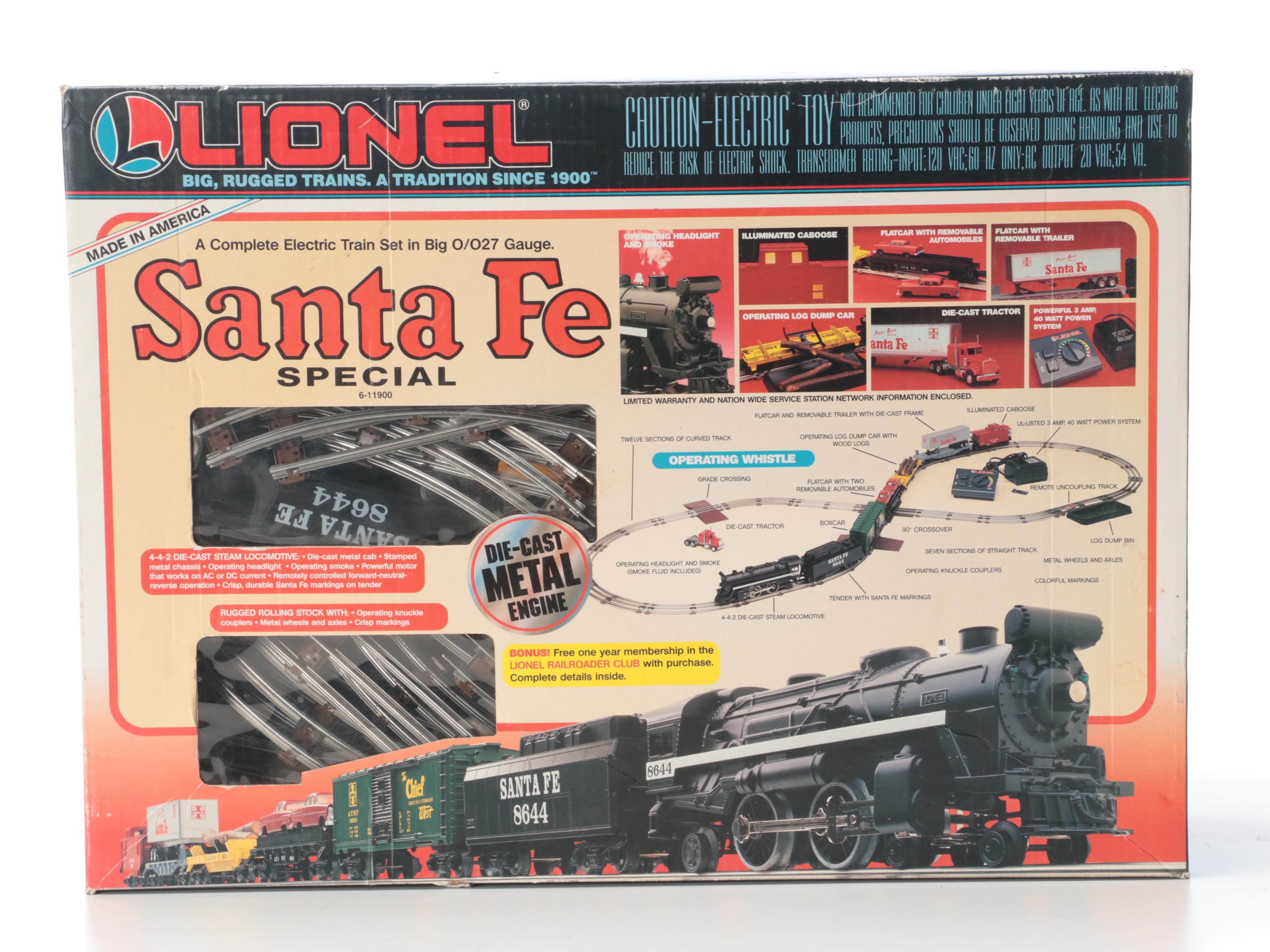Lionel Santa Fe Special Electric Train Set