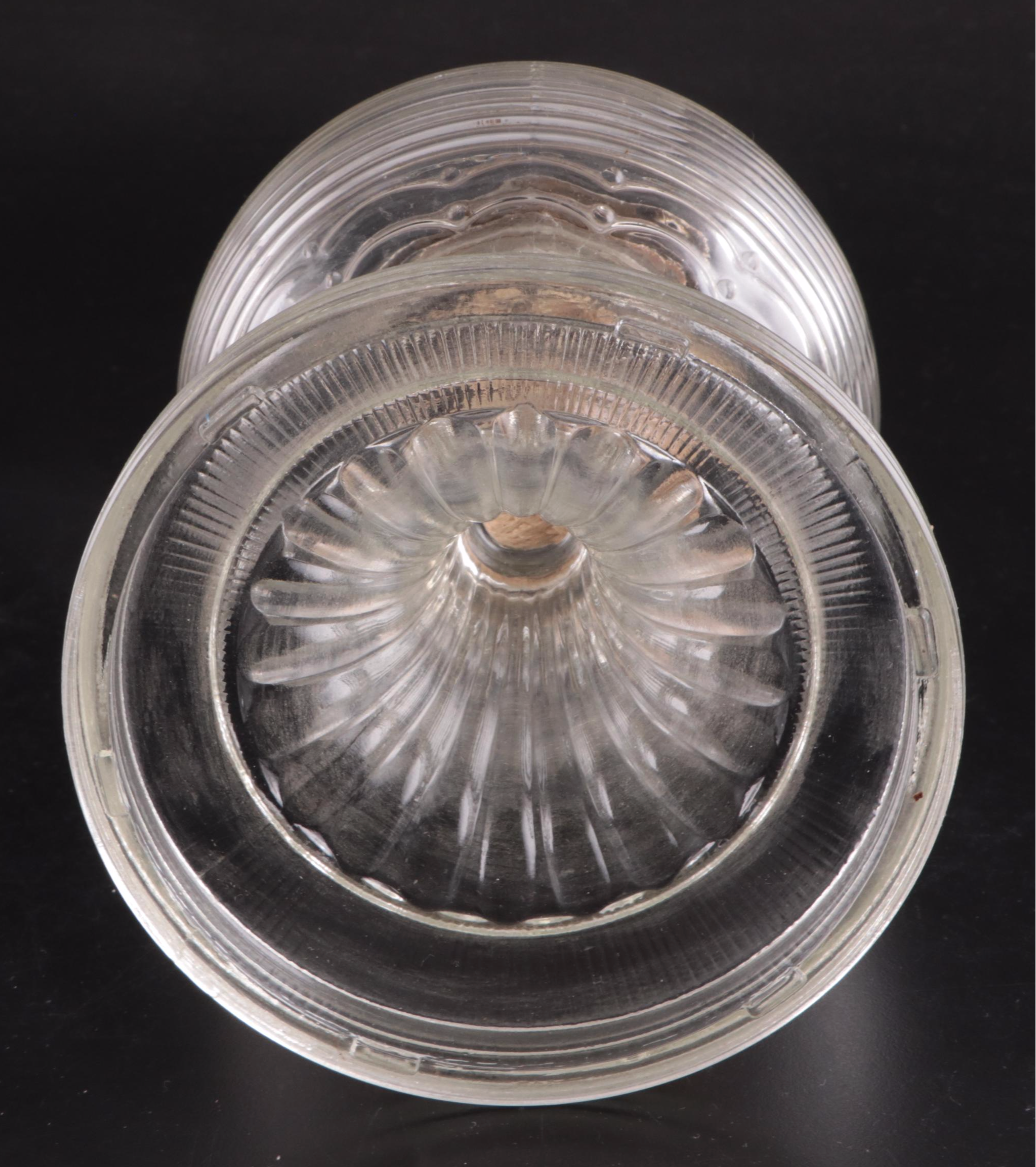 Mantle Lamp Co. Aladdin Oil Lamp with Other Pressed Glass Oil Lamp