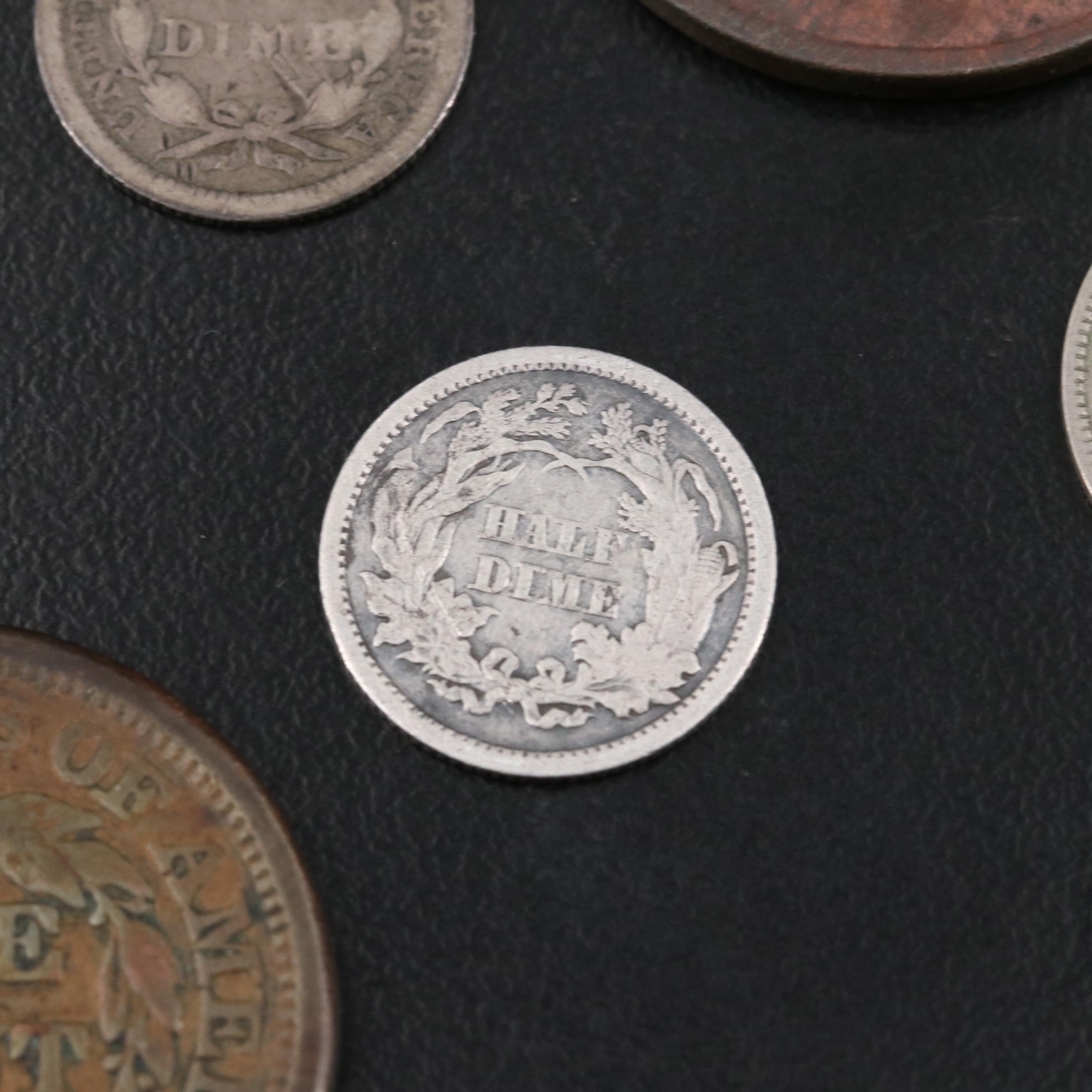 Collection of Ten United States Type Coins