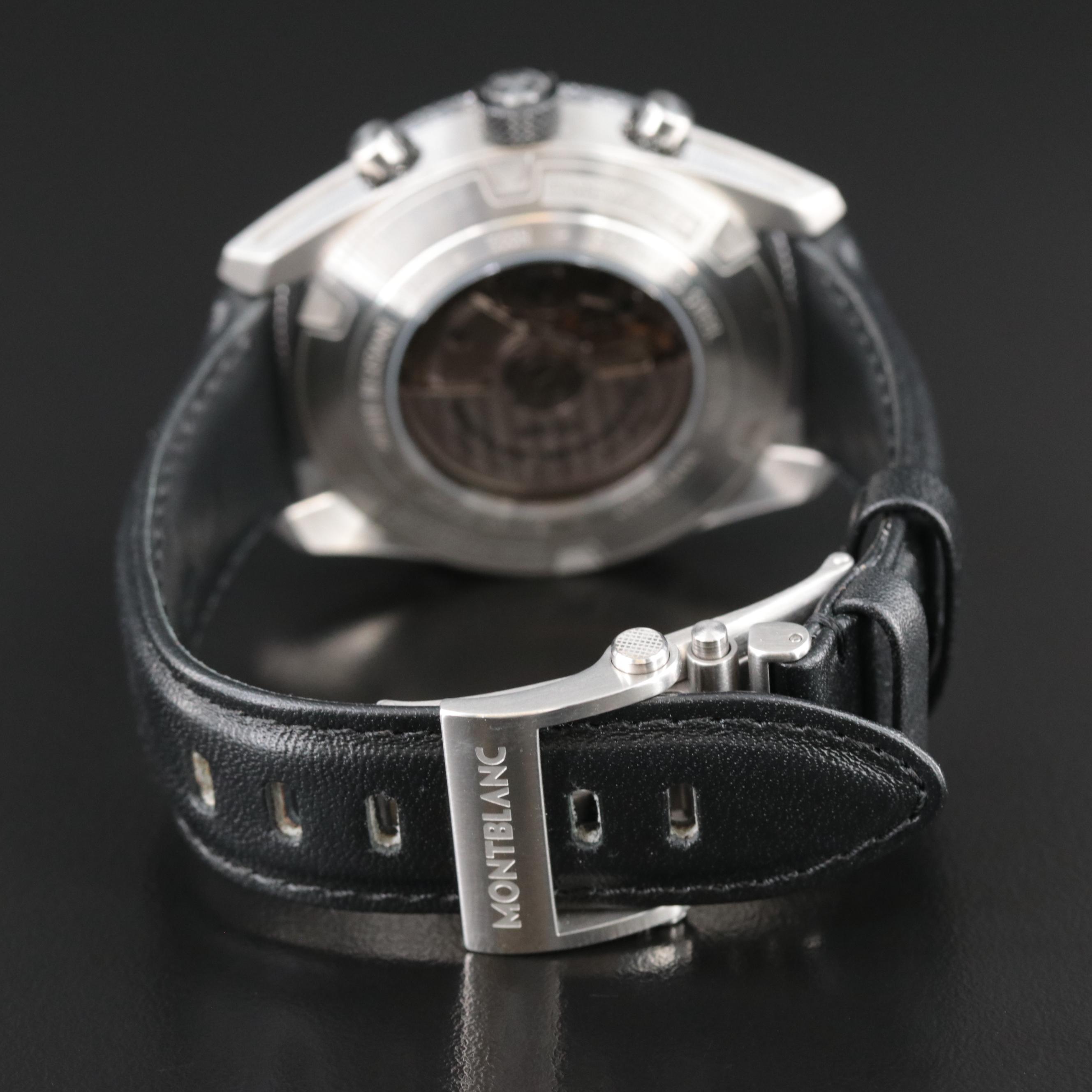 Montblanc Timewalker Chronograph 43mm Steel, Ceramic Black Automatic Watch