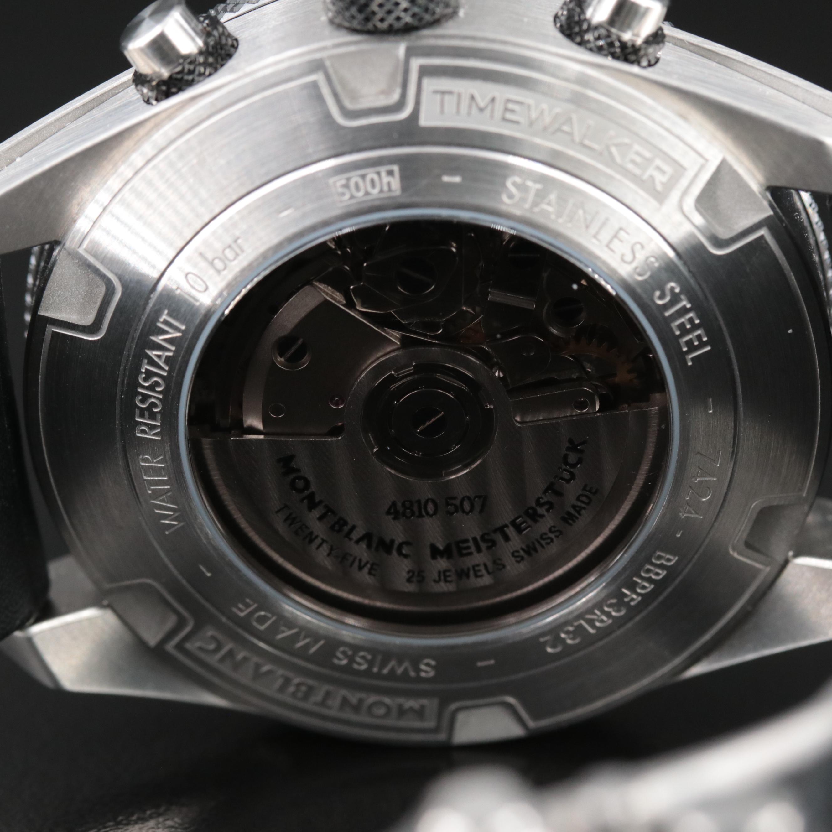 Montblanc Timewalker Chronograph 43mm Steel, Ceramic Black Automatic Watch