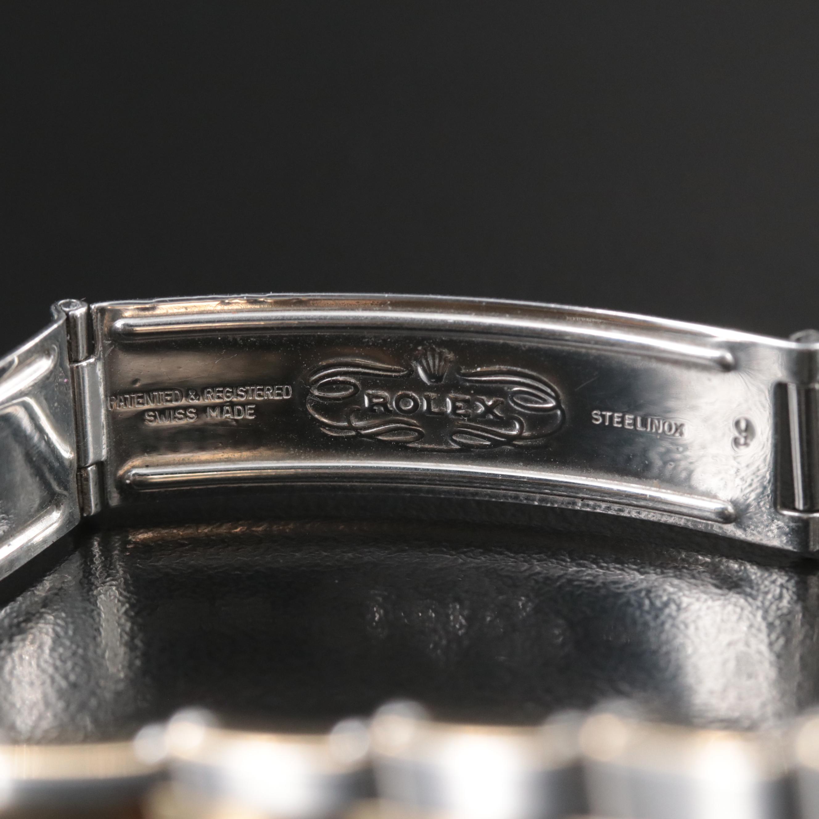 Rolex Date 34MM Gold and Steel Bracelet Rivet Champagne Automatic Watch