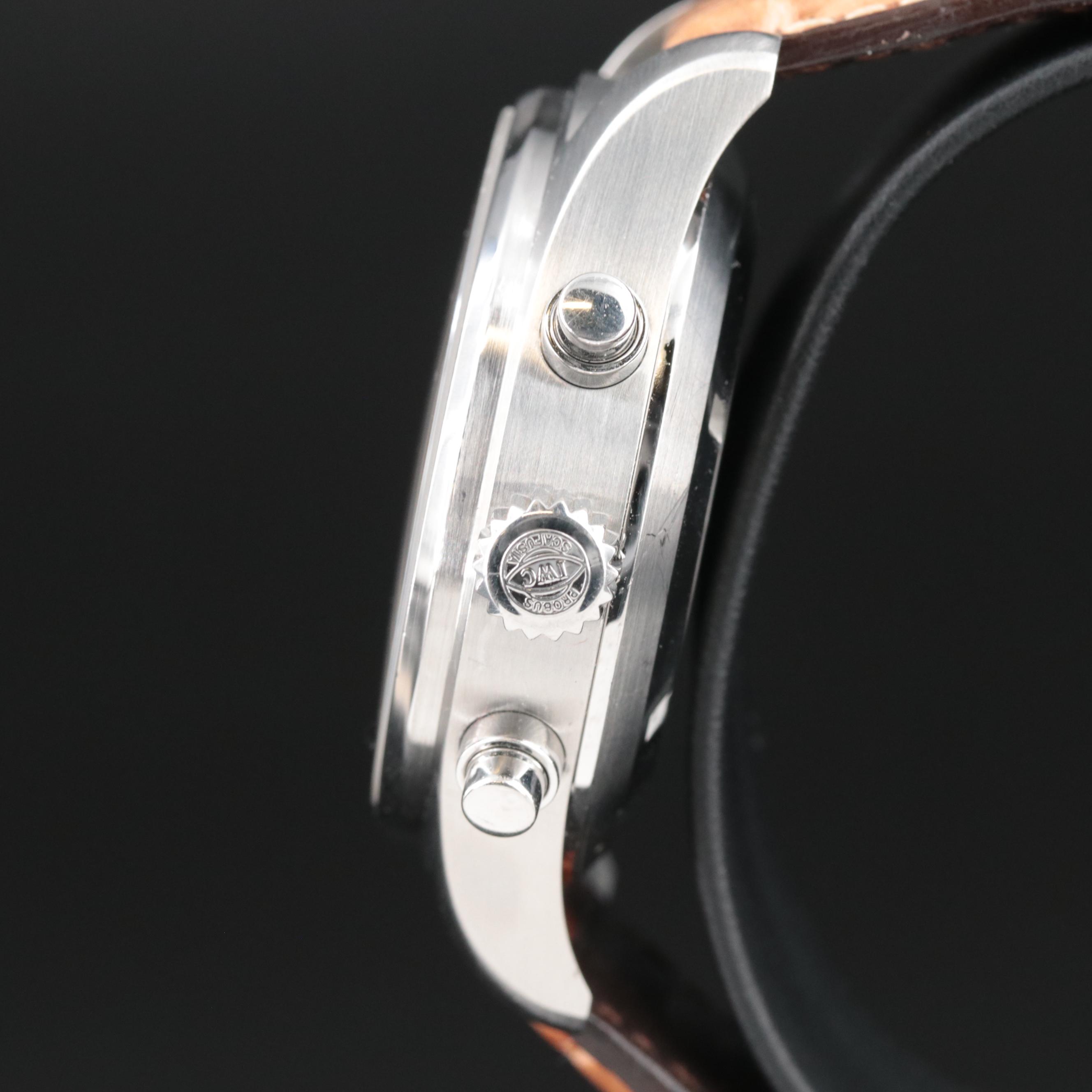 IWC Pilot Antoine de Saint Exupery Stainless Steel Chronograph Watch