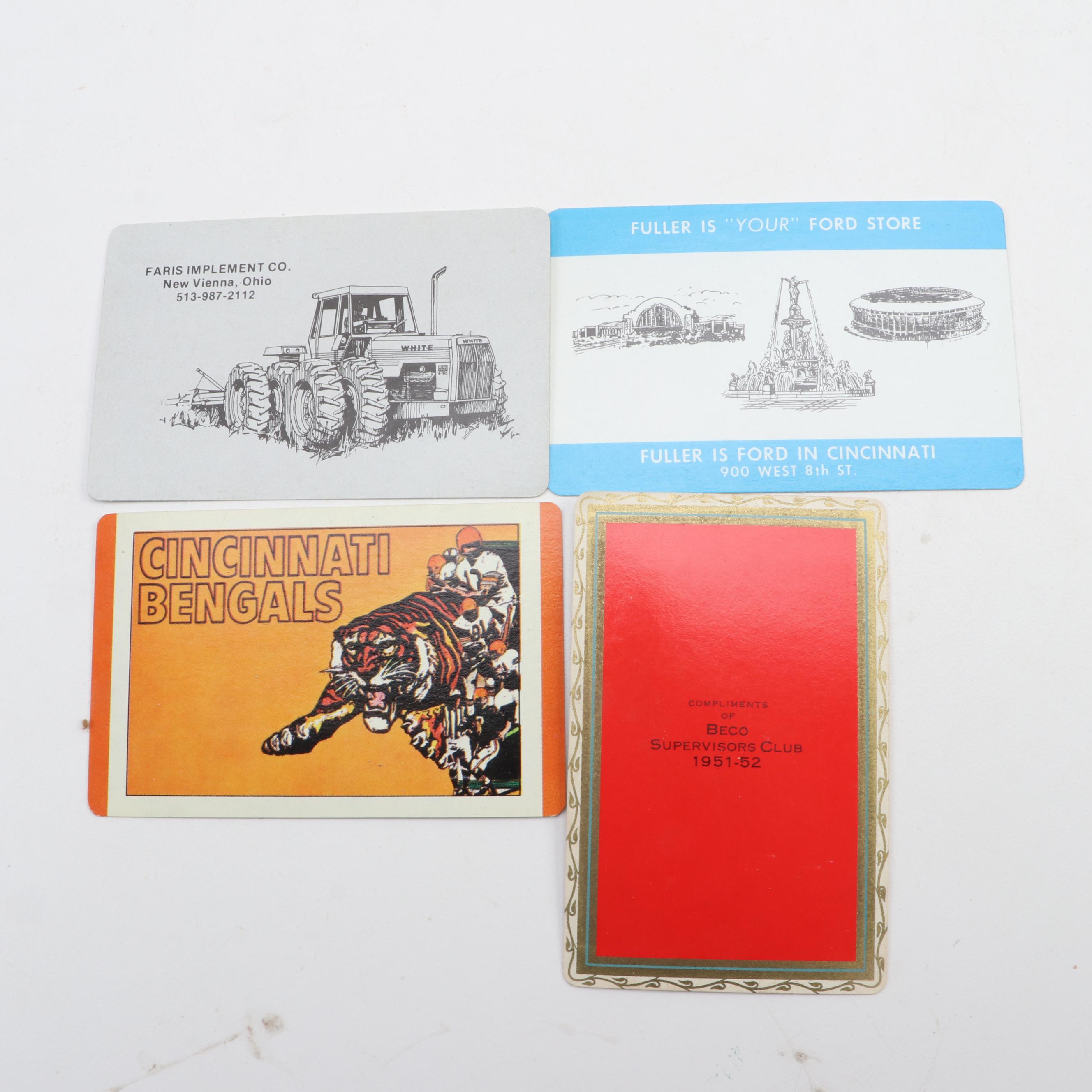 Champion Papers and Other Novelty Playing Card Decks