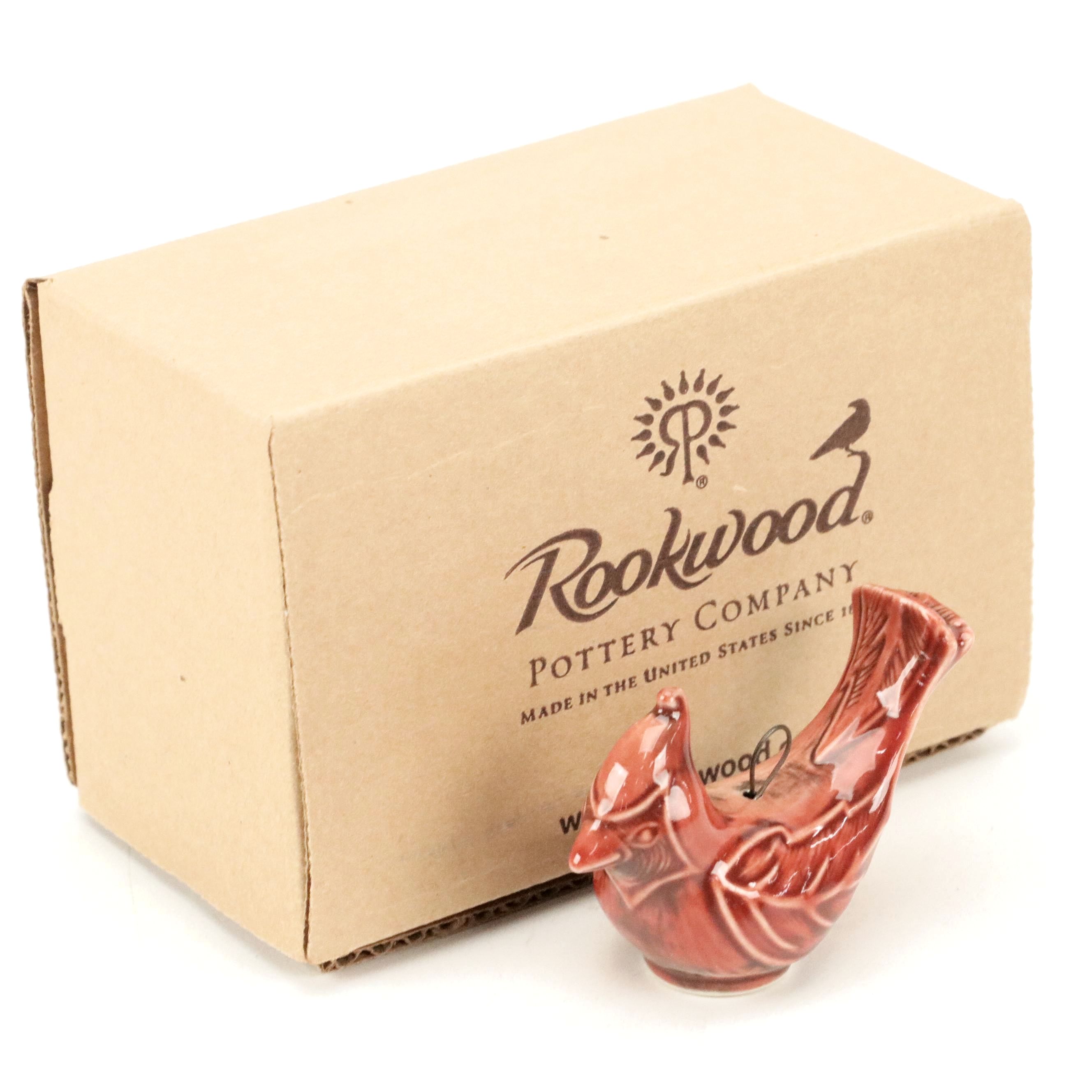 Rookwood Pottery "Cardinal" Ceramic Ornament, 2011