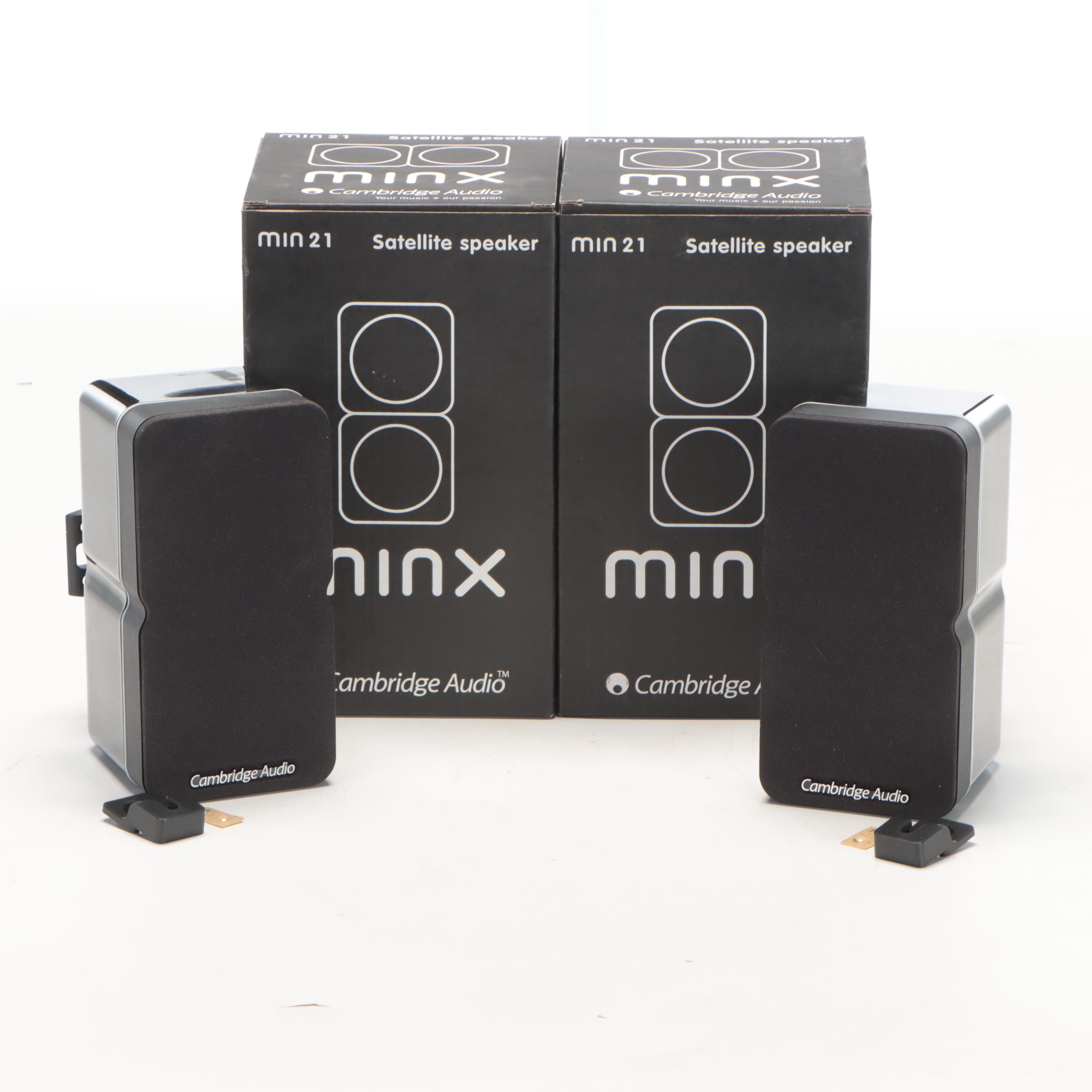 Pair of Cambridge Audio Minx Min 21 Satellite Speakers