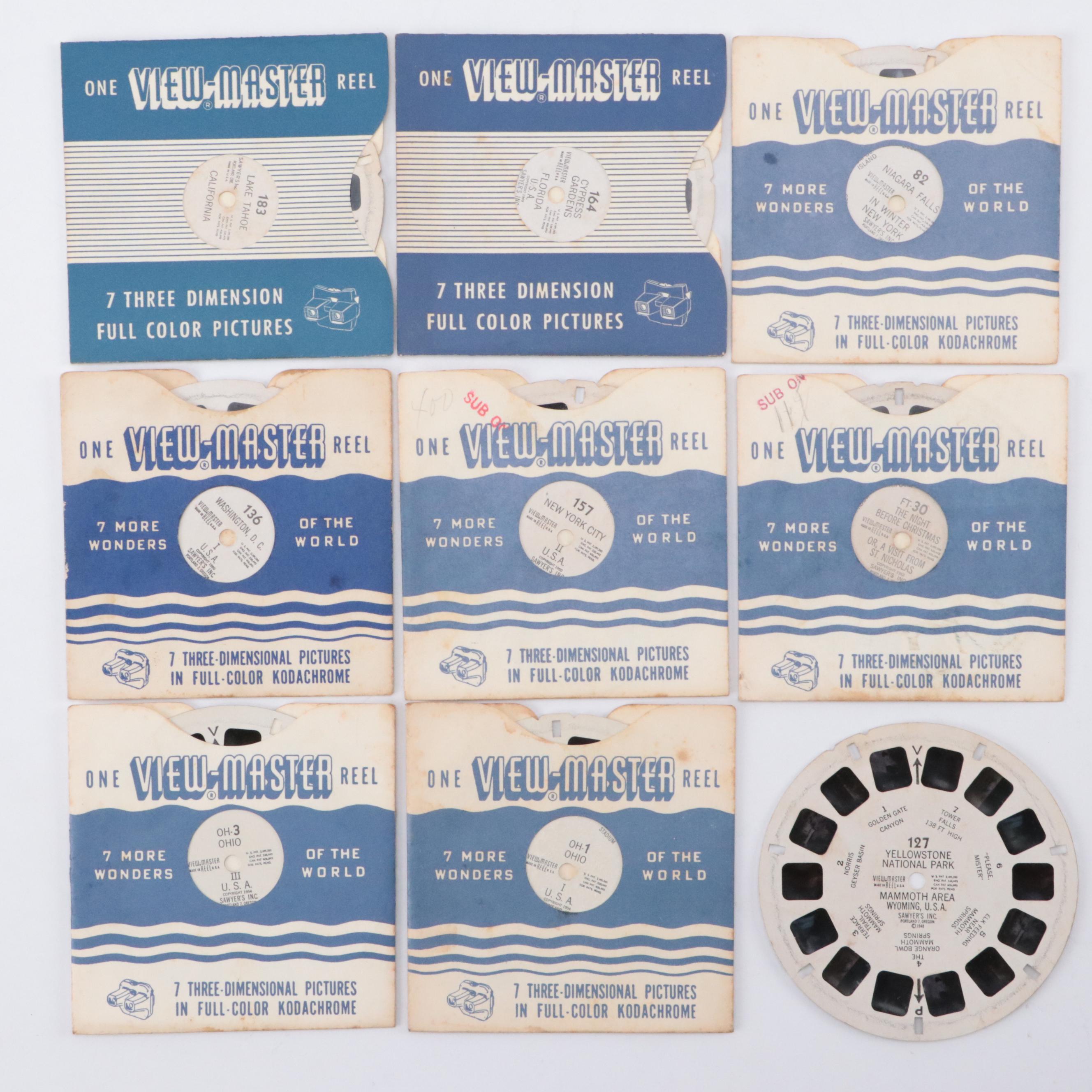 View-Master Stereoscope and Slide Wheels