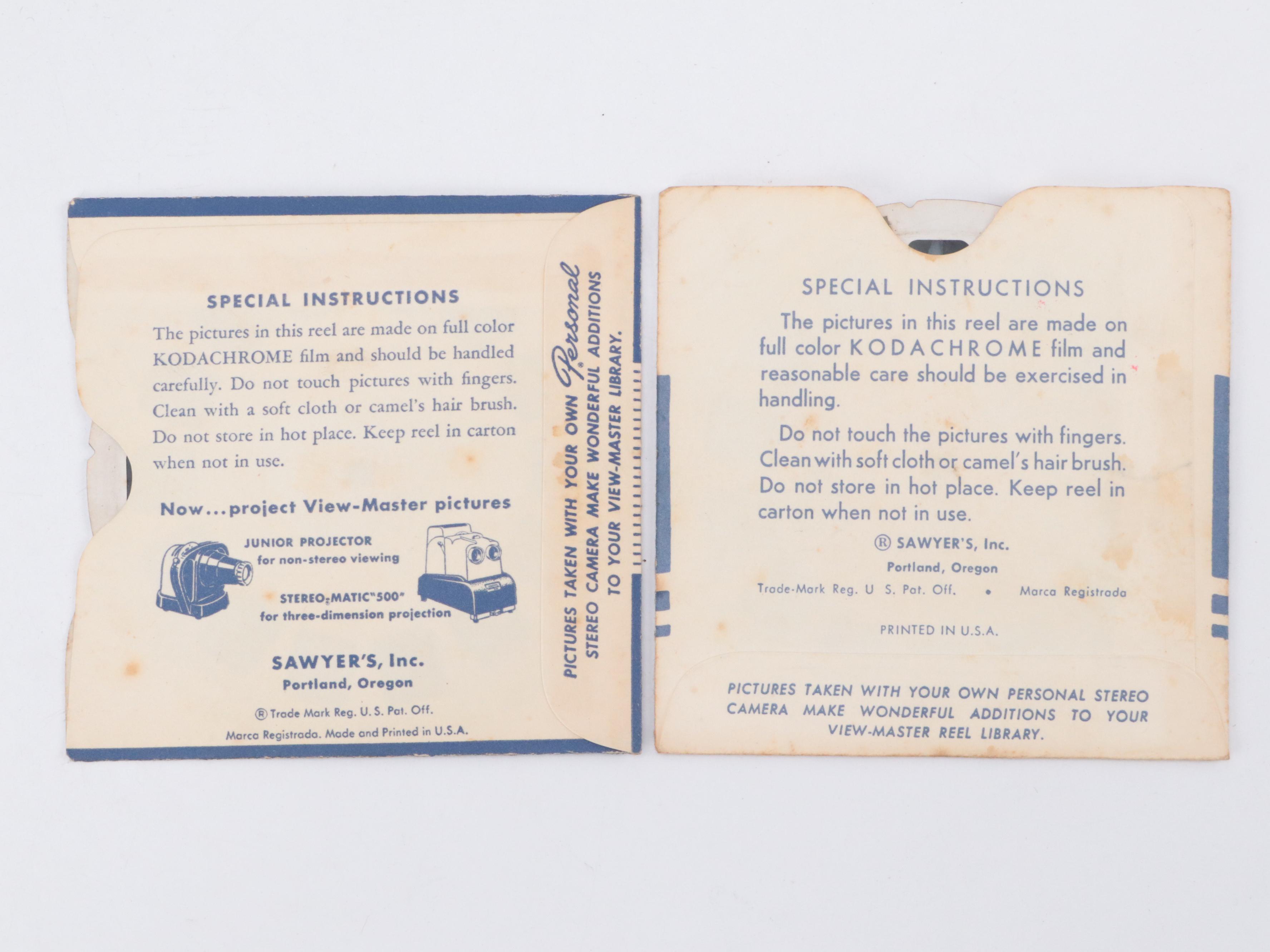 View-Master Stereoscope and Slide Wheels